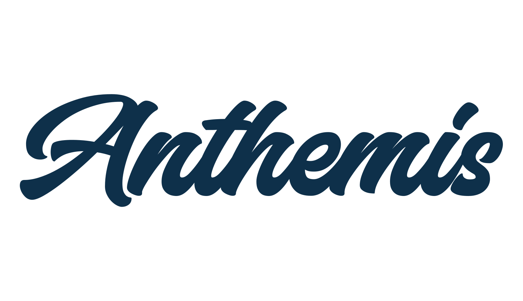 Anthemis, brush font preview