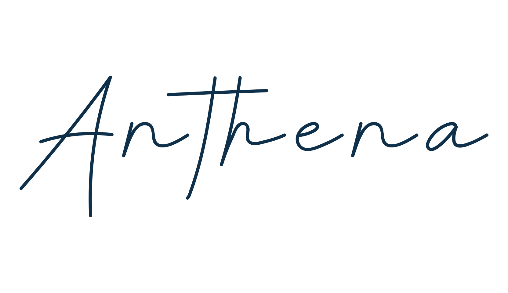 Anthena, script handwritten fancy decorative calligraphy font preview