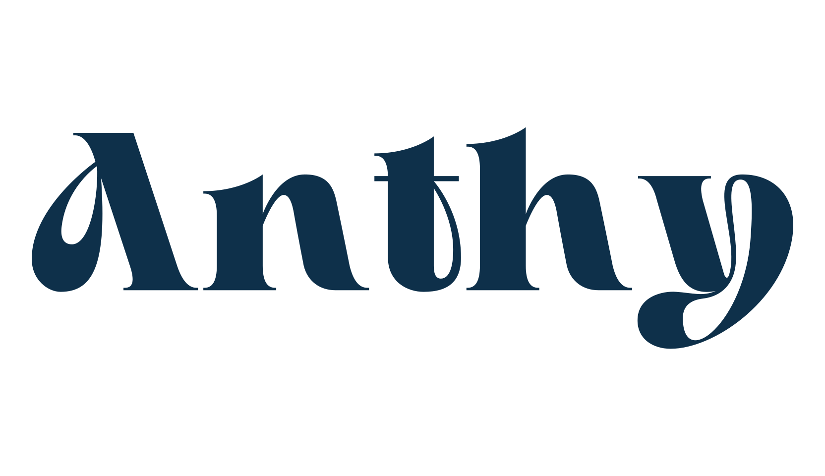 Anthy, fancy retro decorative font preview