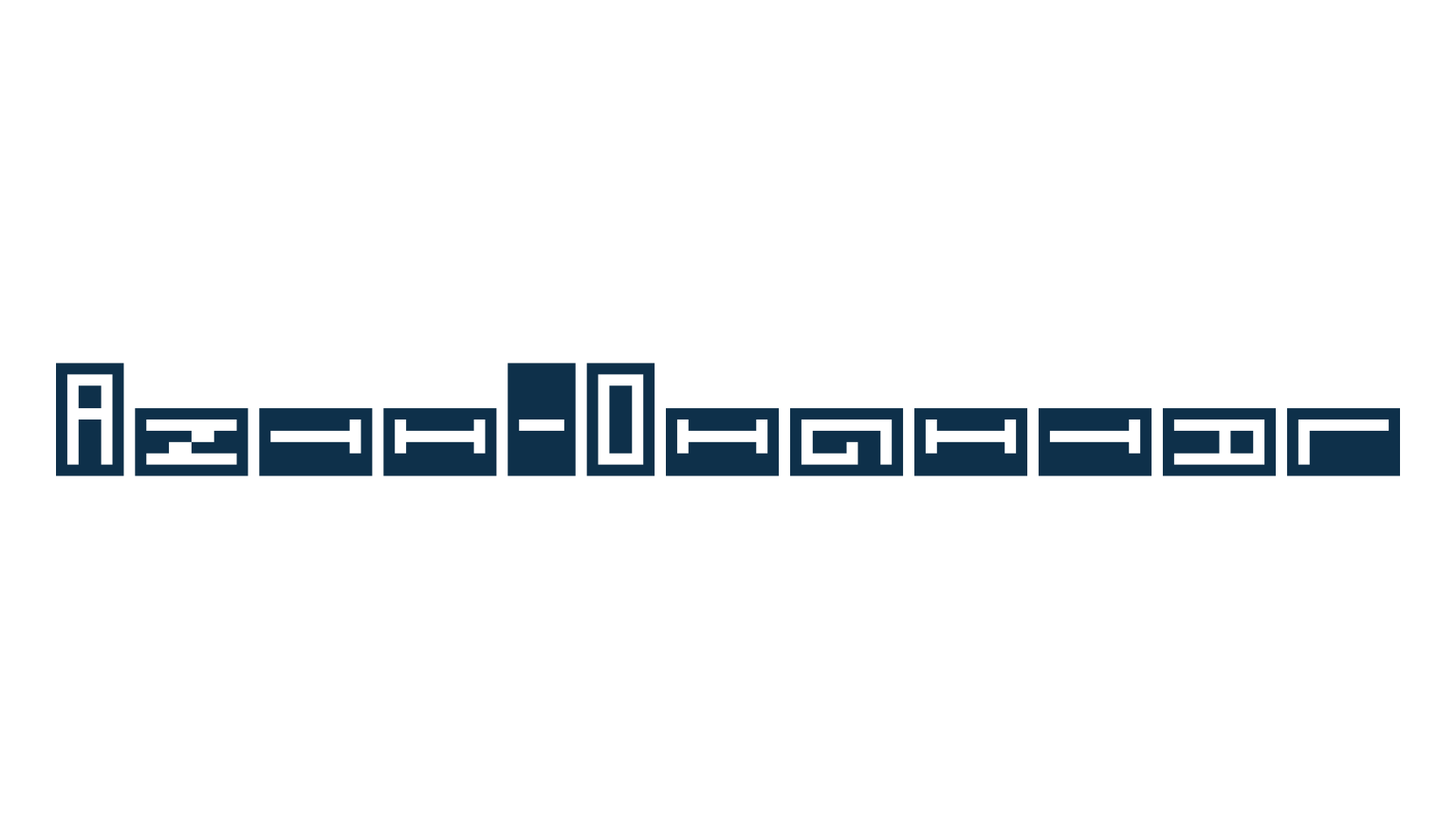 Anti-Digital, techno square sci-fi font preview