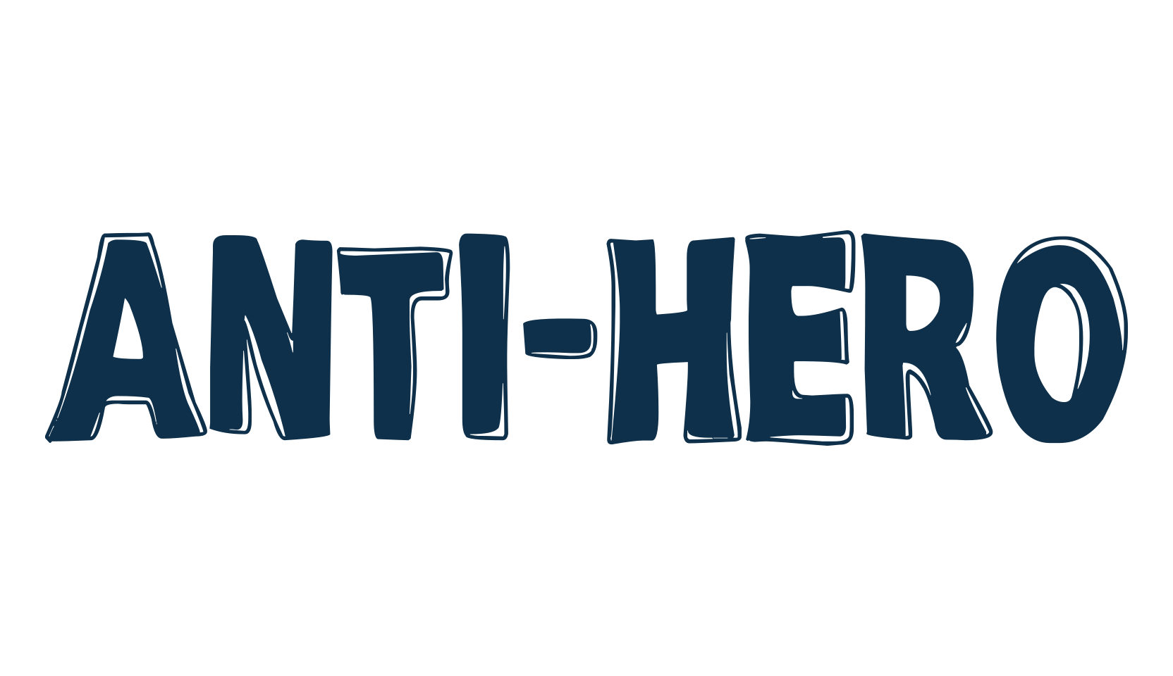 Anti-Hero, fancy cartoon decorative font preview