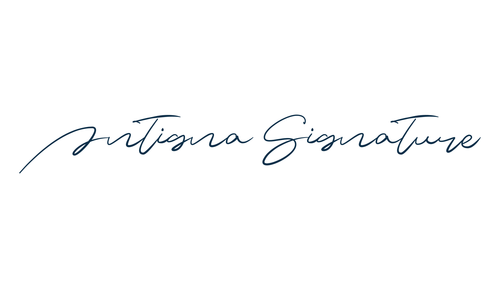Antigna Signature, script handwritten fancy decorative calligraphy font preview