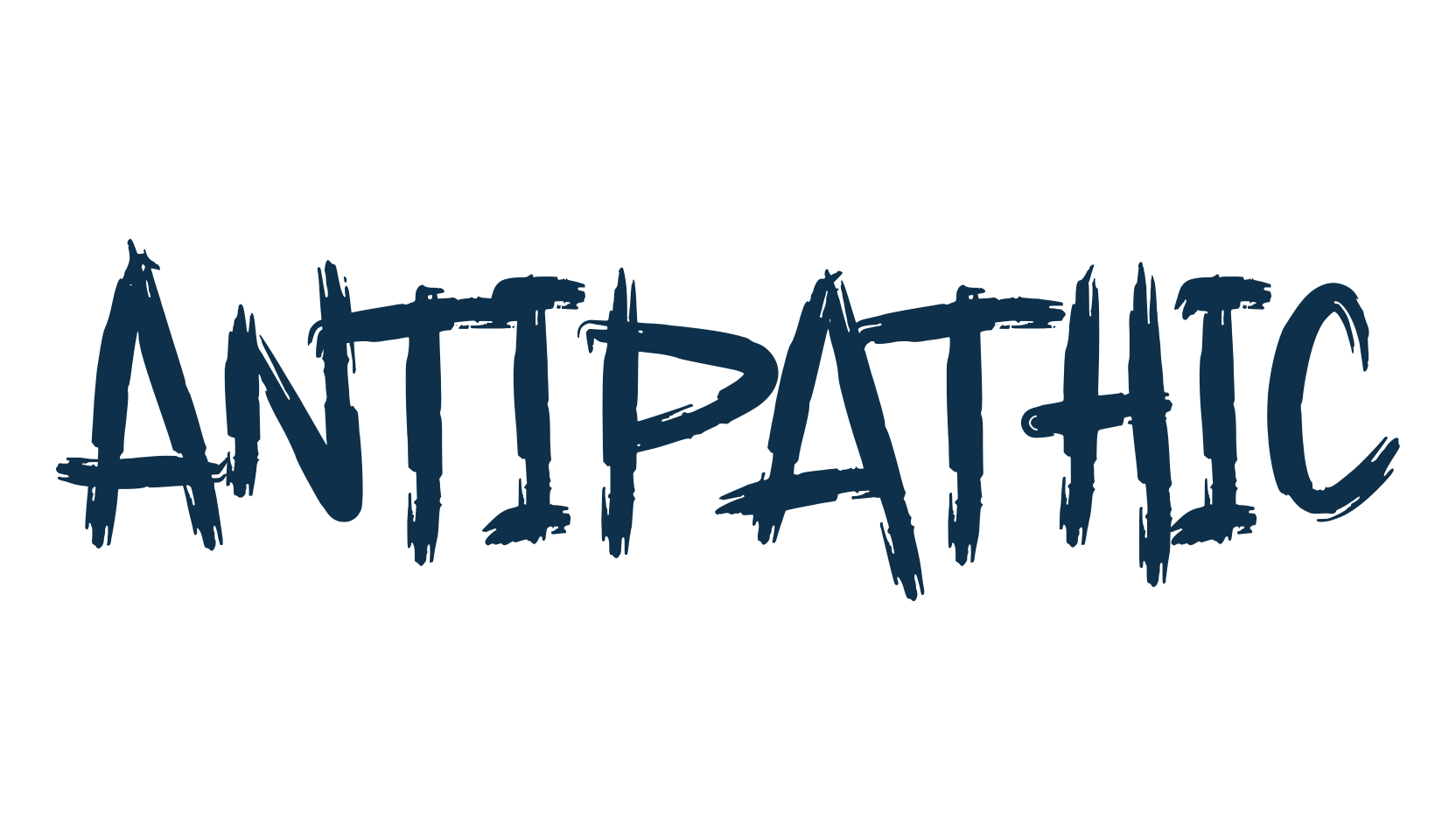 Antipathic, halloween font preview