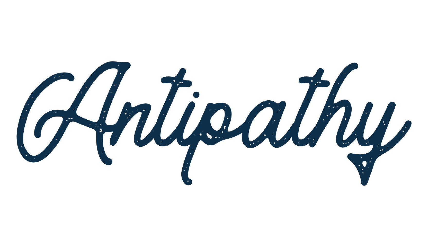 Antipathy, fancy decorative font preview