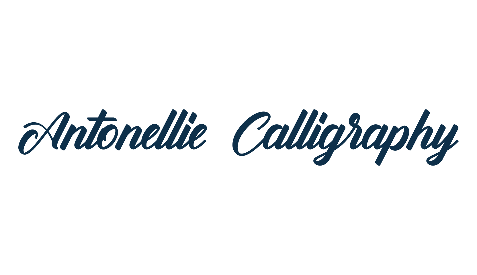 Antonellie Calligraphy, script calligraphy fancy decorative font preview