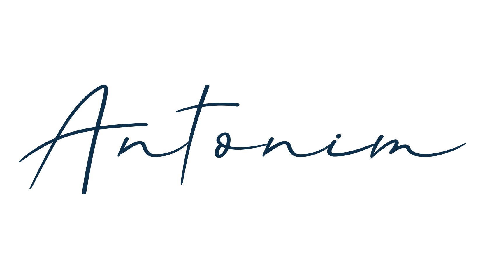 Antonim, handwriting font preview