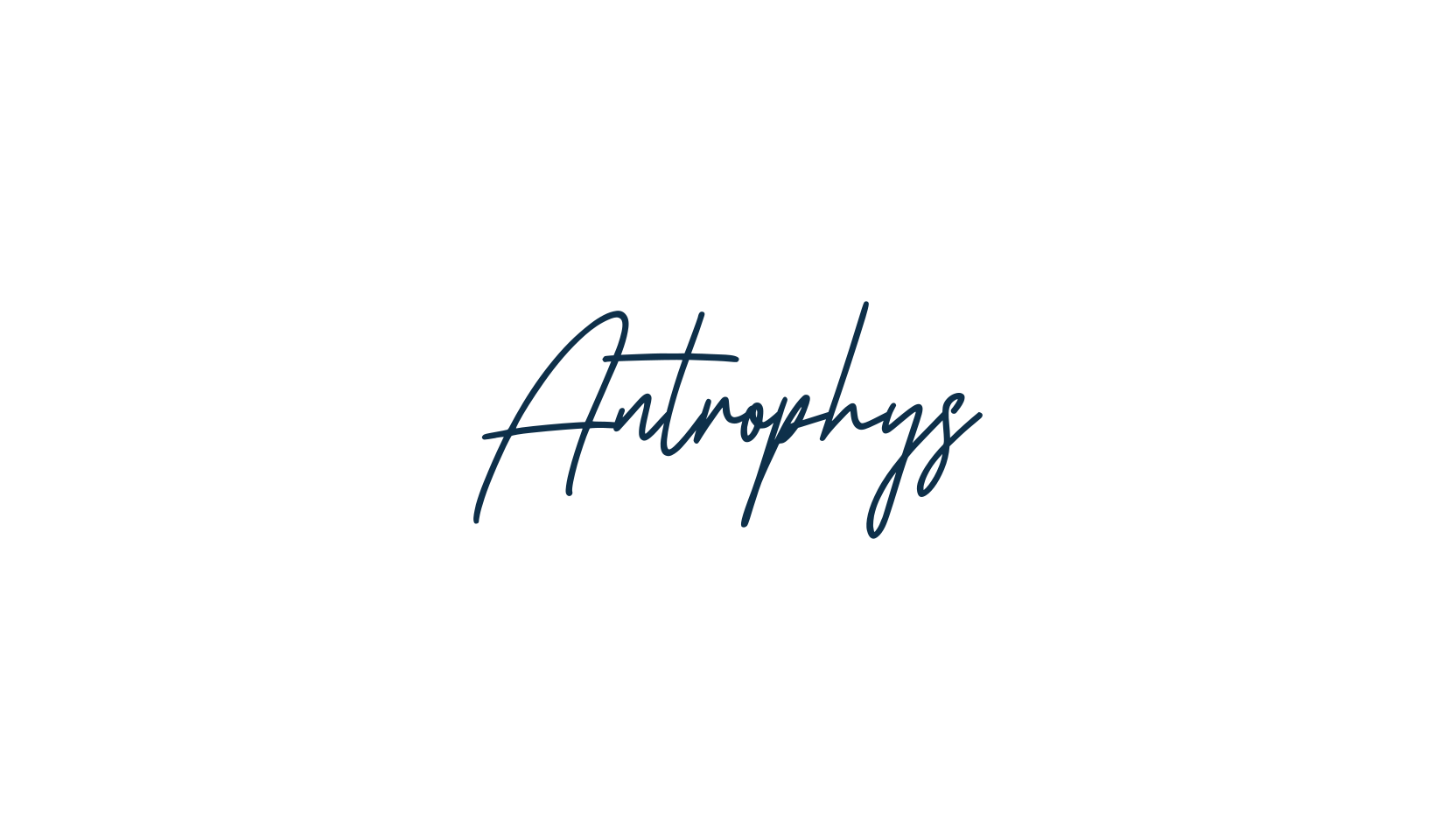 Antrophys, script handwritten fancy decorative calligraphy font preview