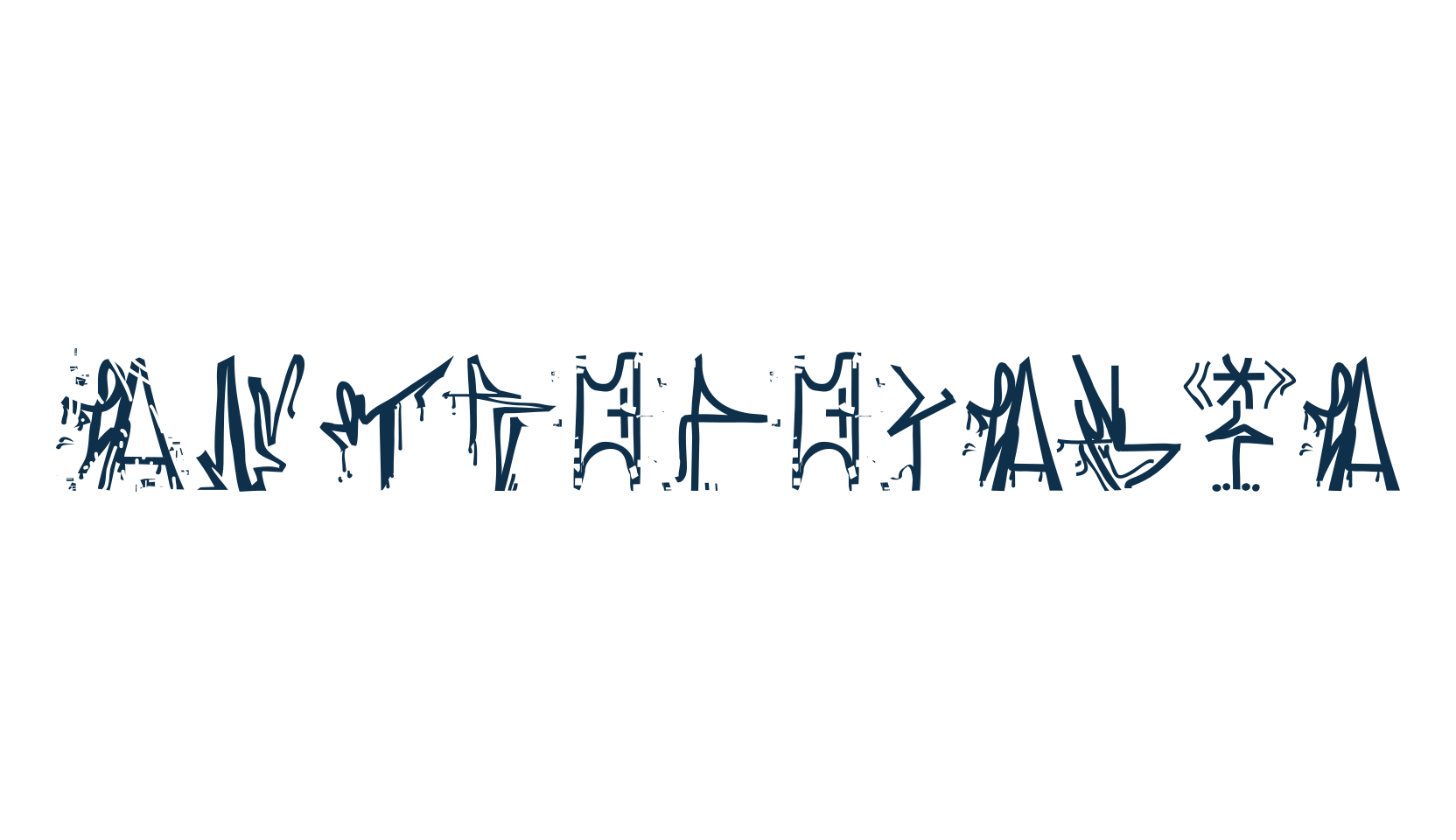 Antropofagia (antropofagia), graffiti font preview