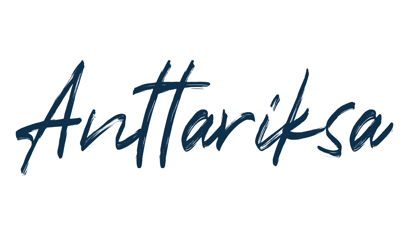 Anttariksa, brush font preview