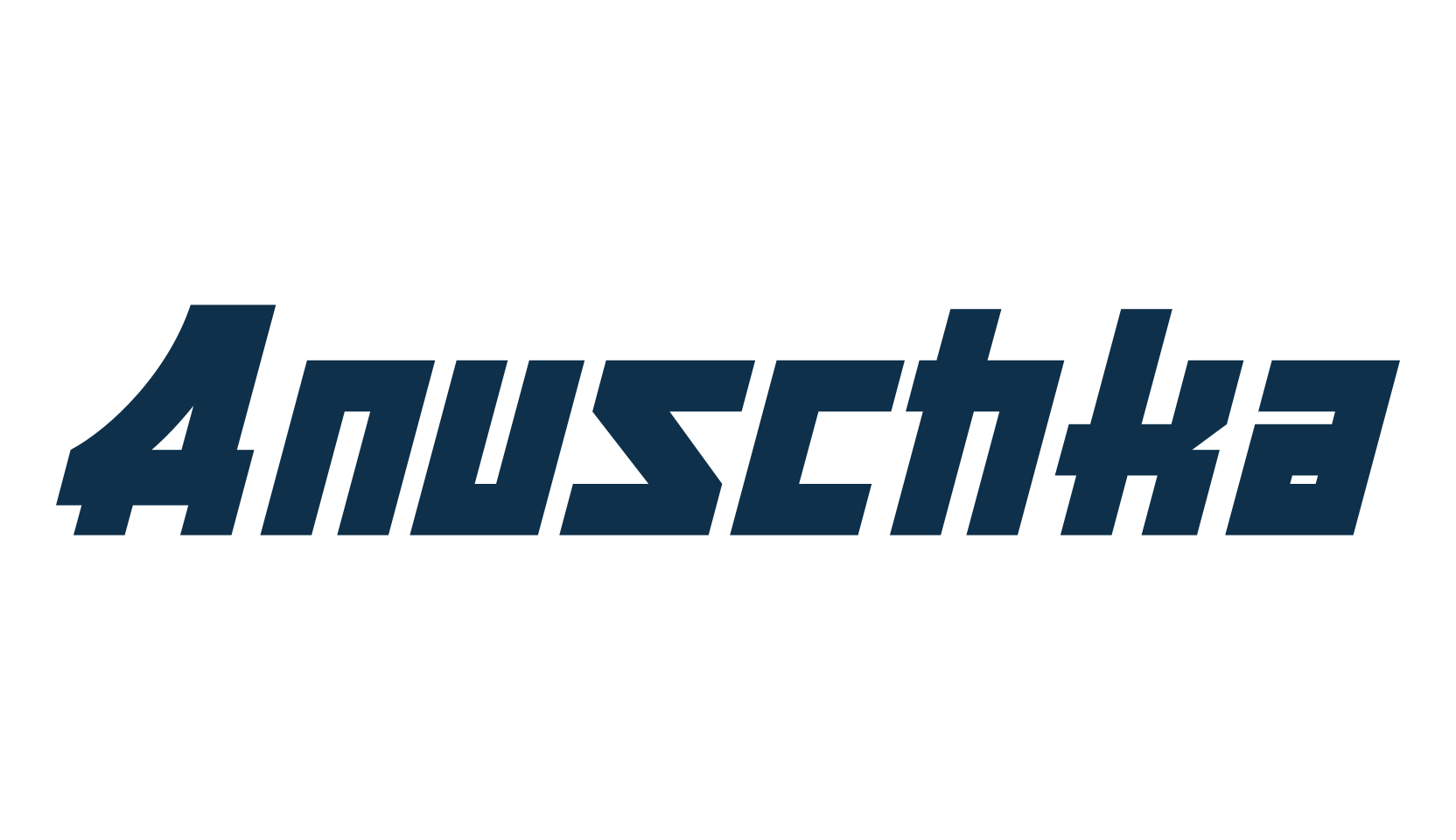 Anuschka, russian font preview