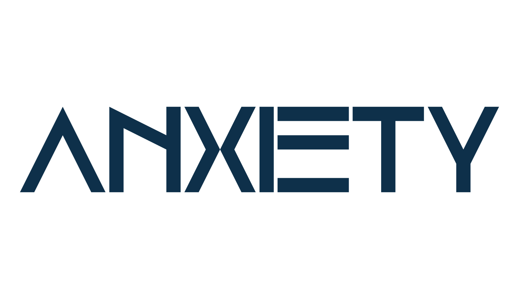 Anxiety (anxiety), fancy various techno sci-fi font preview