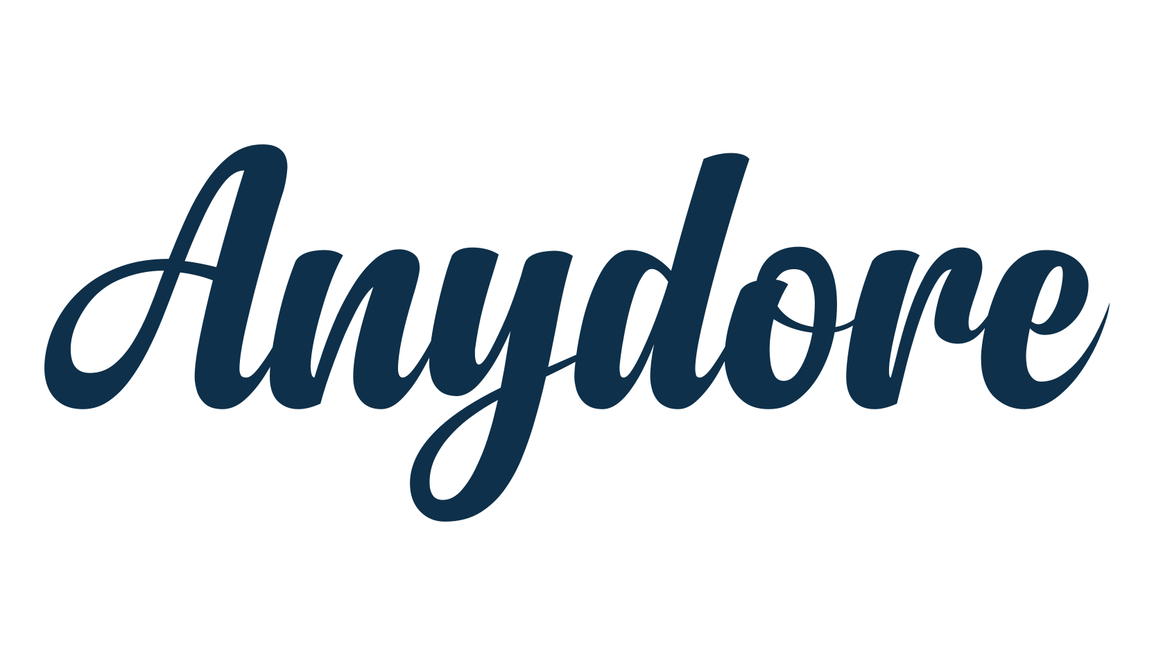 Anydore, various font preview