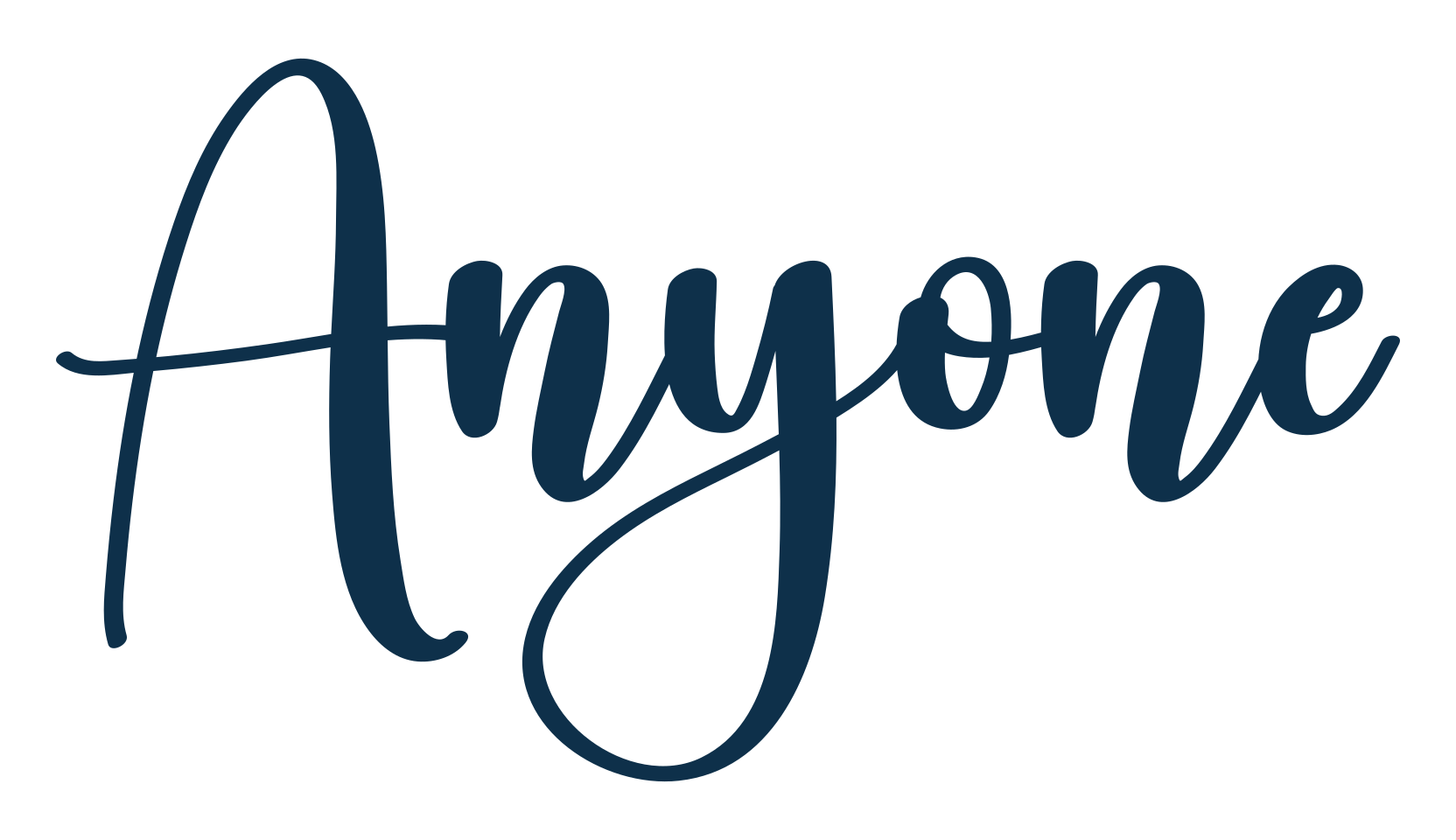 Anyone (anyone-3), fancy decorative font preview