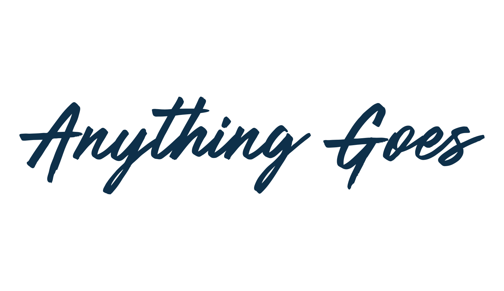 Anything Goes, fancy decorative font preview
