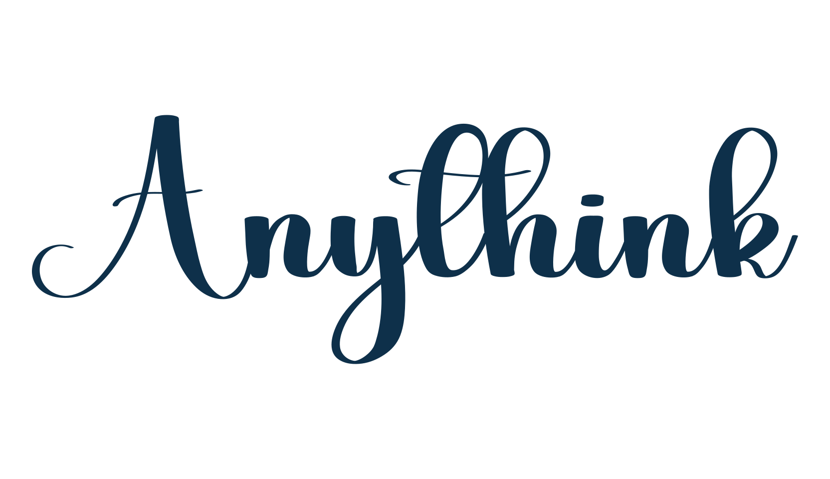 Anythink, fancy decorative font preview
