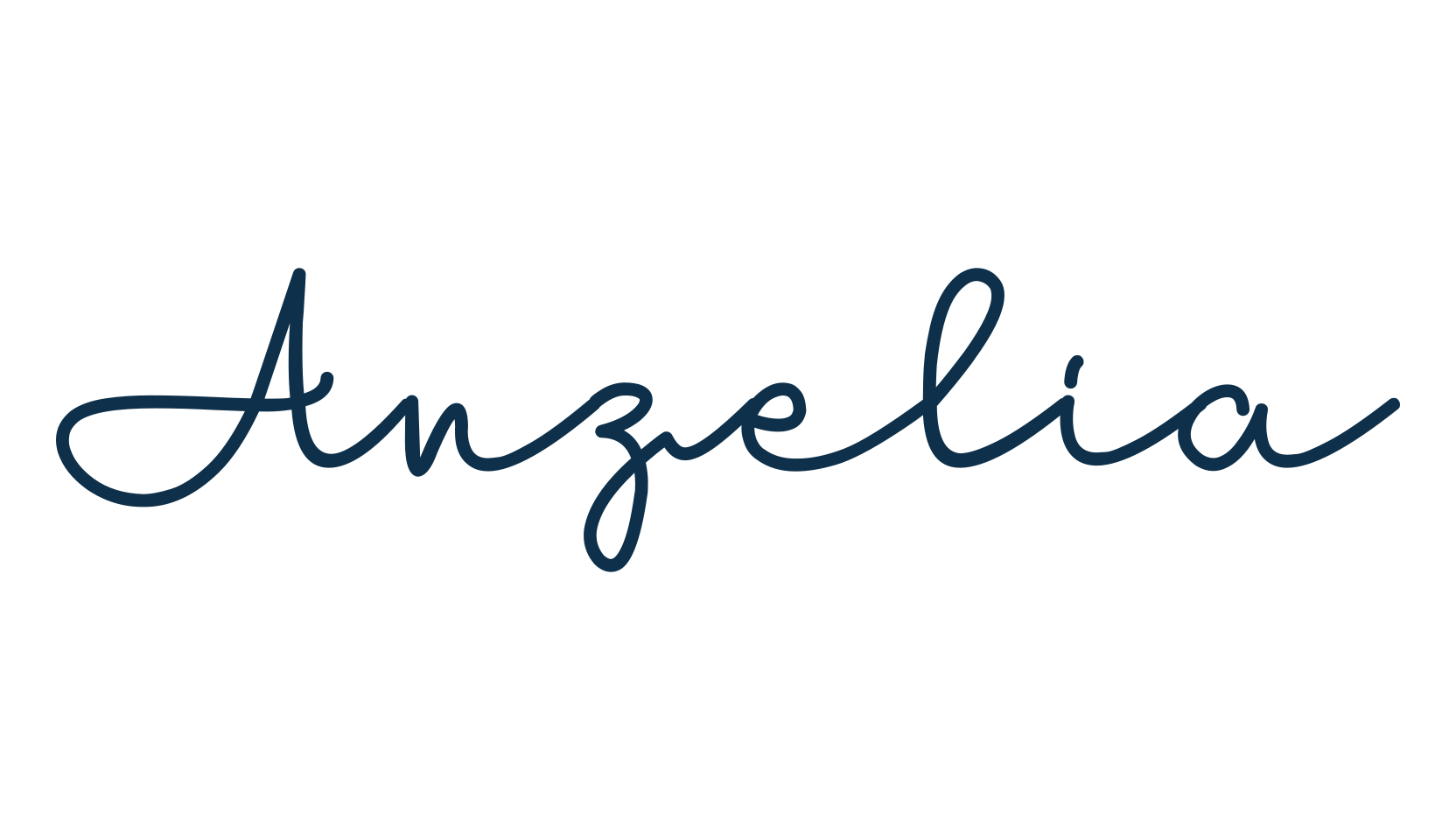 Anzelia, script handwritten fancy decorative calligraphy font preview