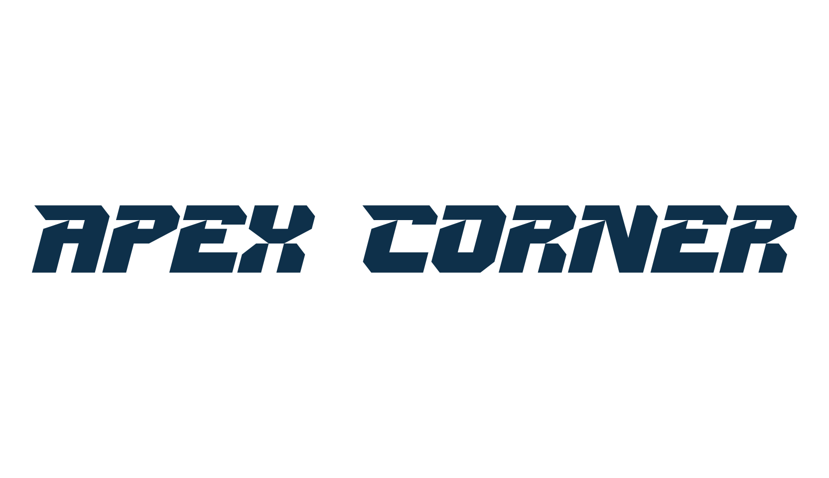 Apex Corner, sci-fi font preview