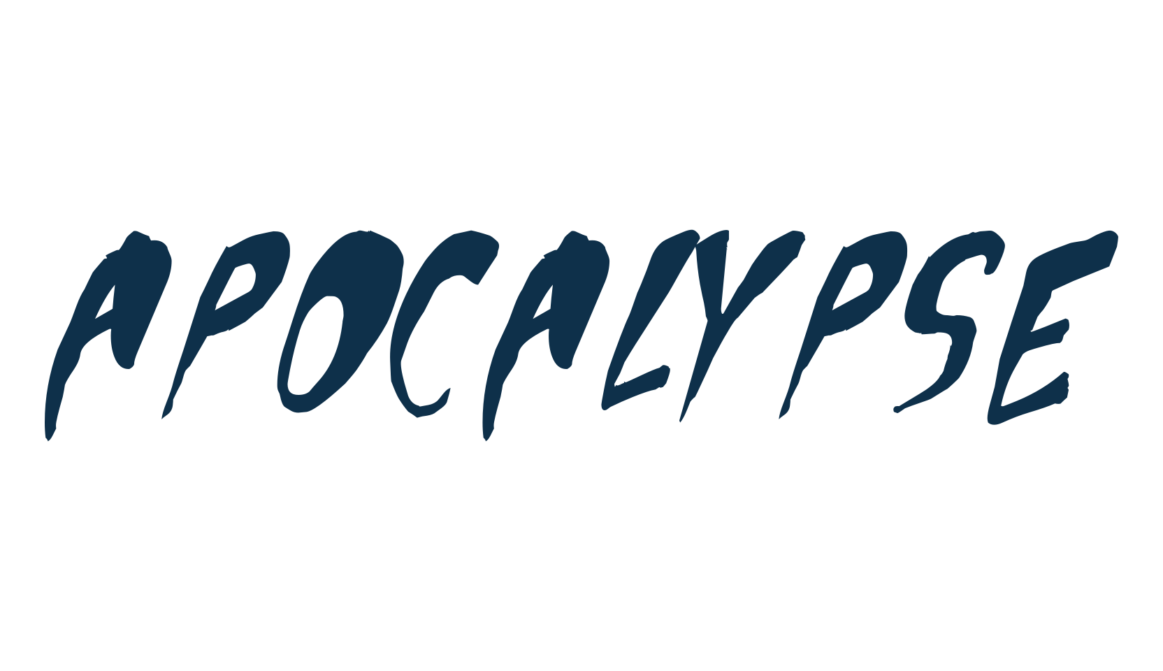 Apocalypse (apocalypse), script brush fancy decorative calligraphy font preview