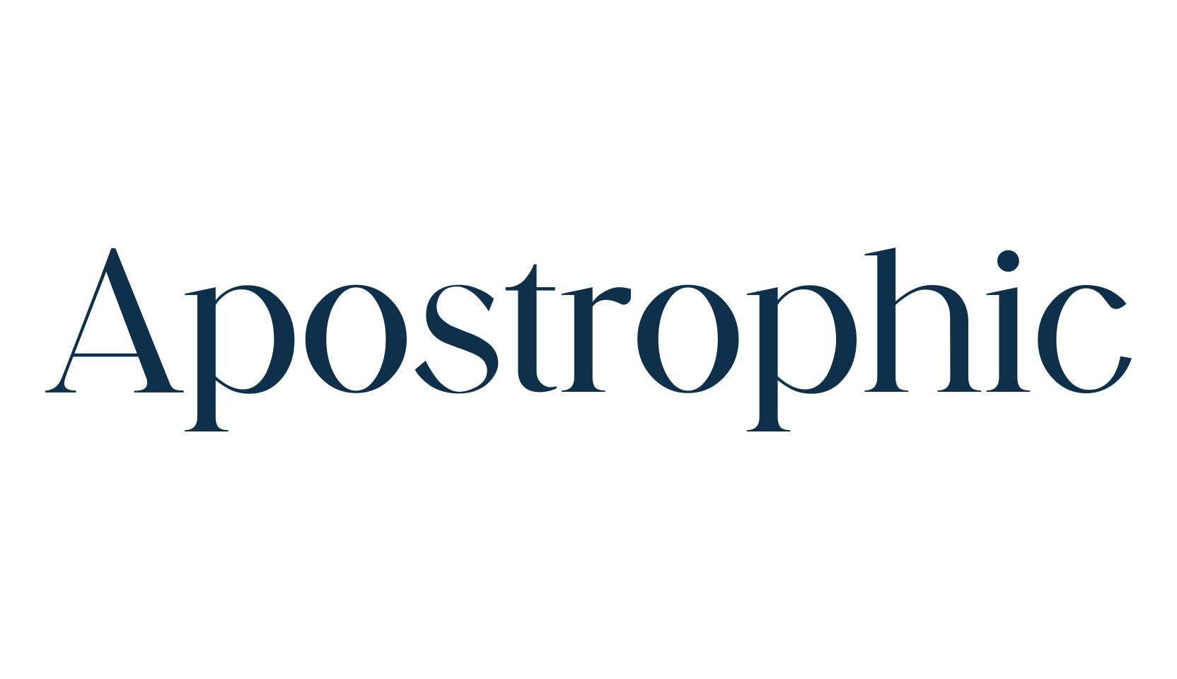 Apostrophic, basic serif font preview