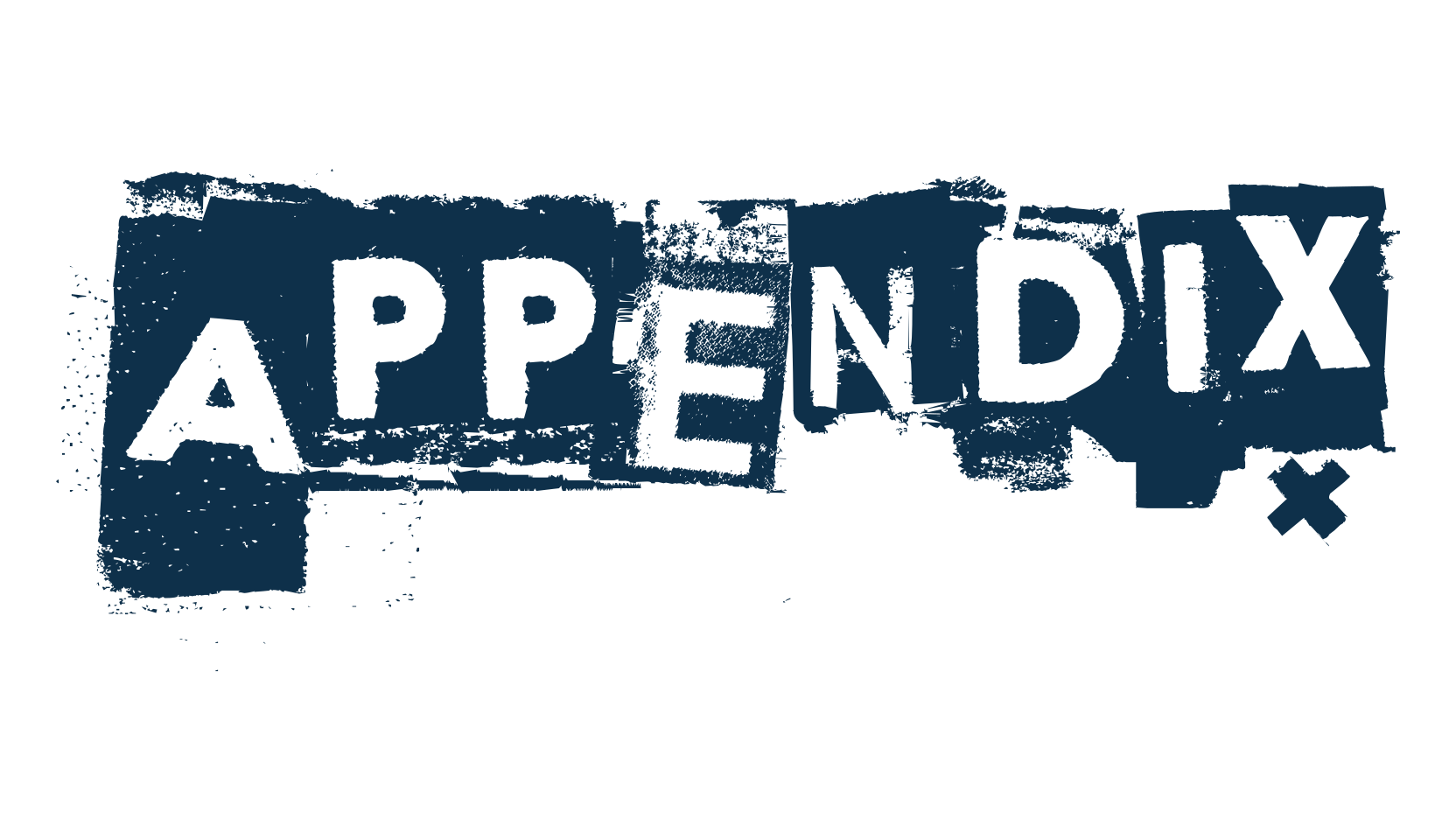 Appendix (appendix-2), fancy distorted decorative font preview