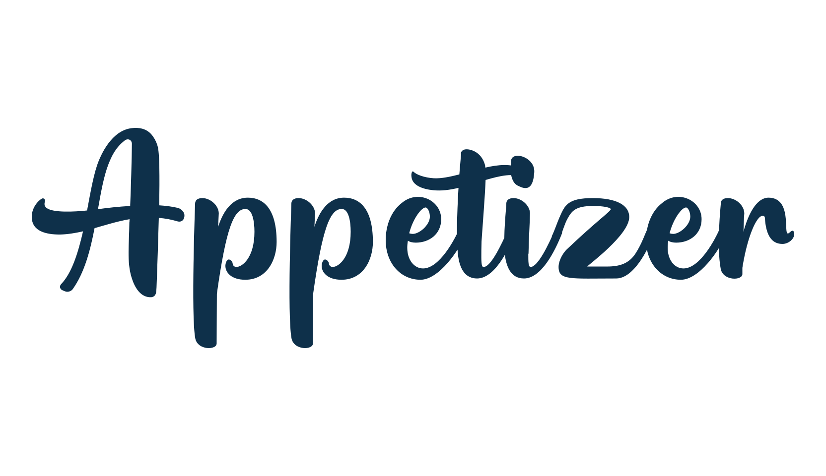 Appetizer, fancy decorative font preview
