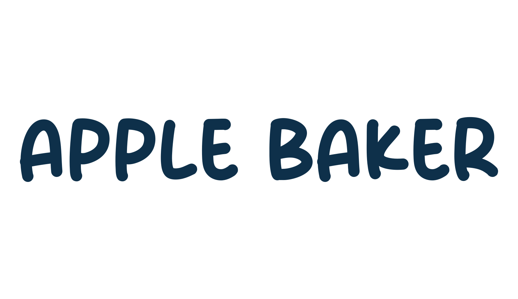 Apple Baker, script handwritten fancy decorative calligraphy font preview