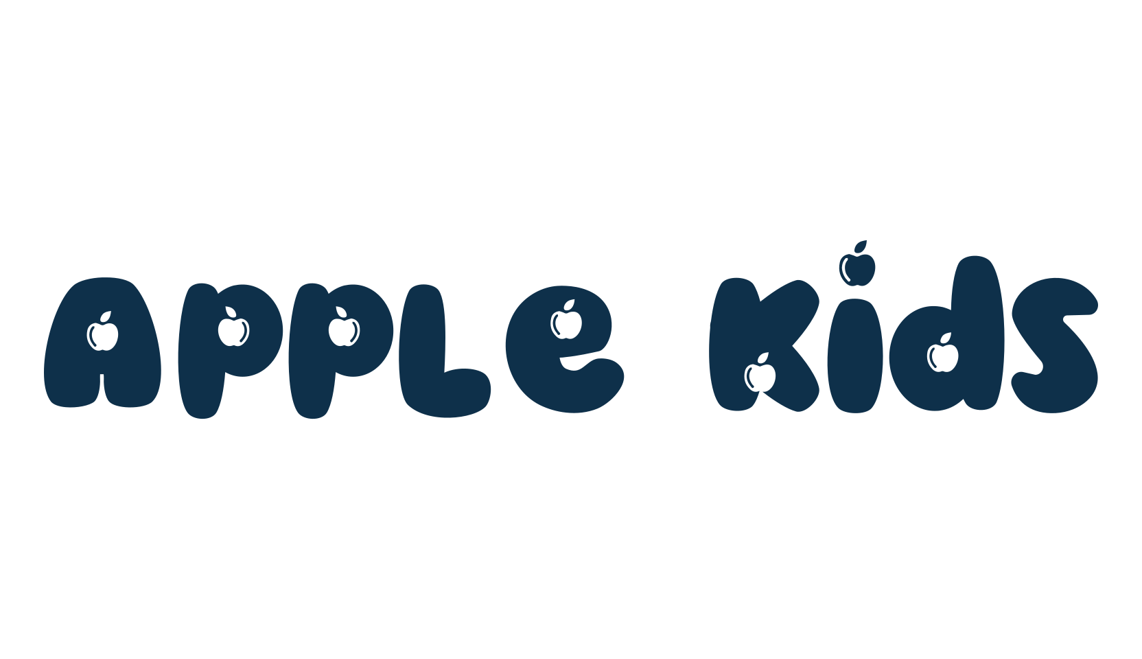 Apple Kids, fancy decorative font preview