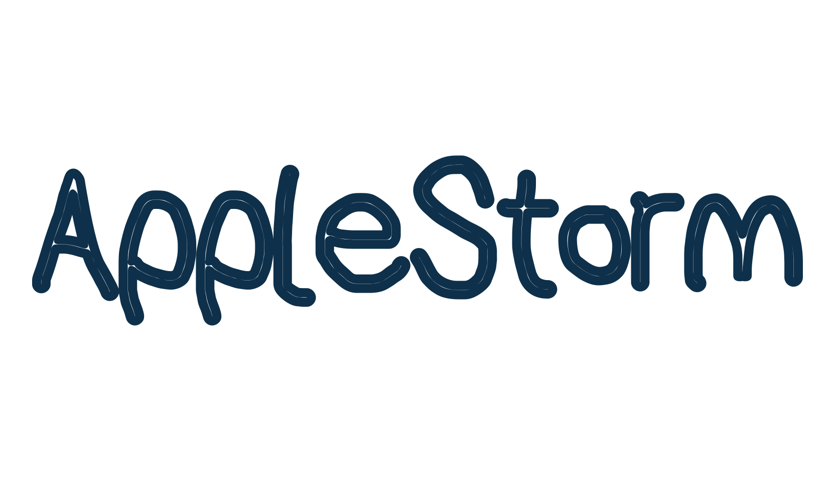 AppleStorm, script handwritten fancy decorative calligraphy font preview