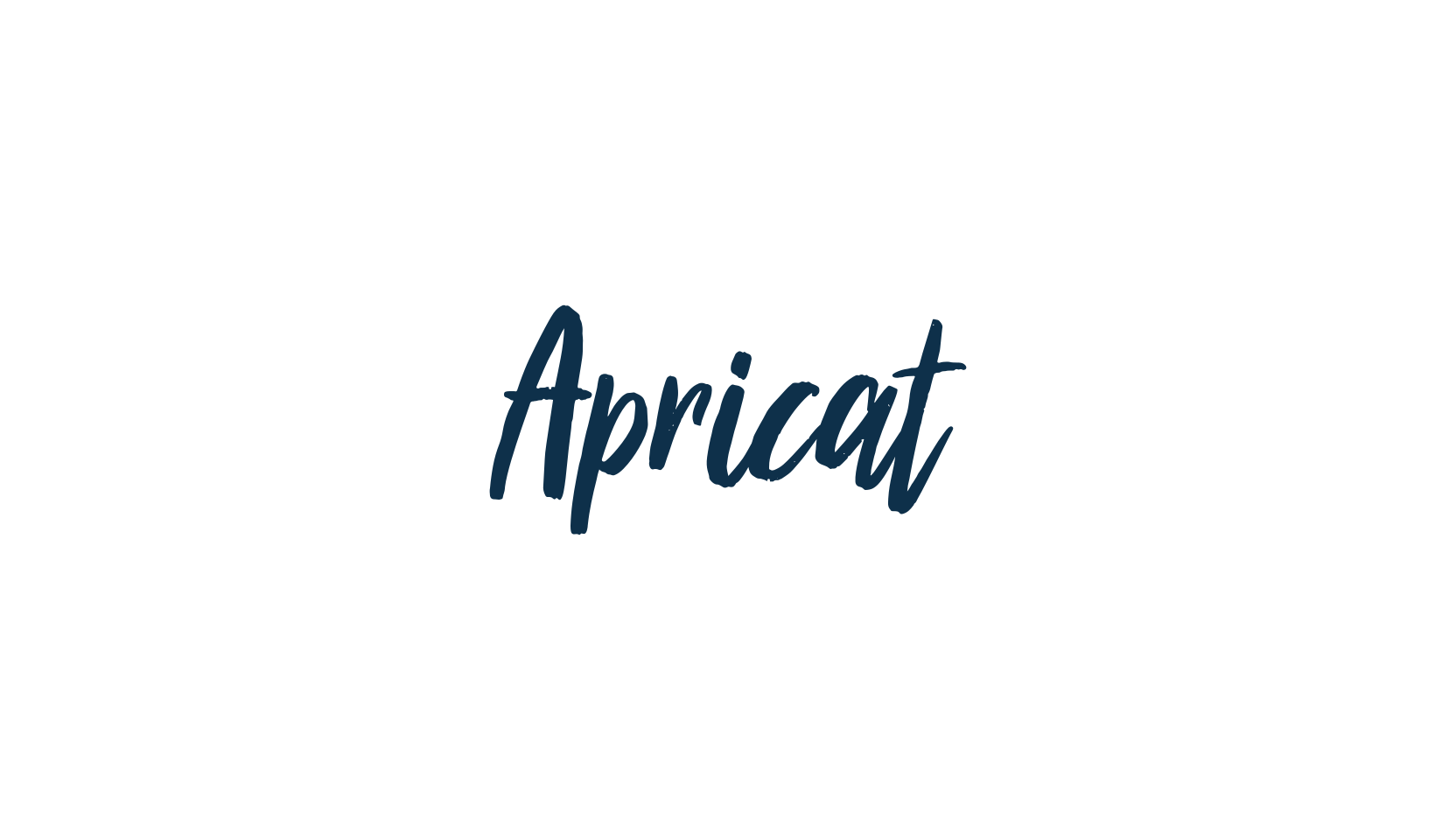 Apricat, script handwritten fancy decorative calligraphy font preview