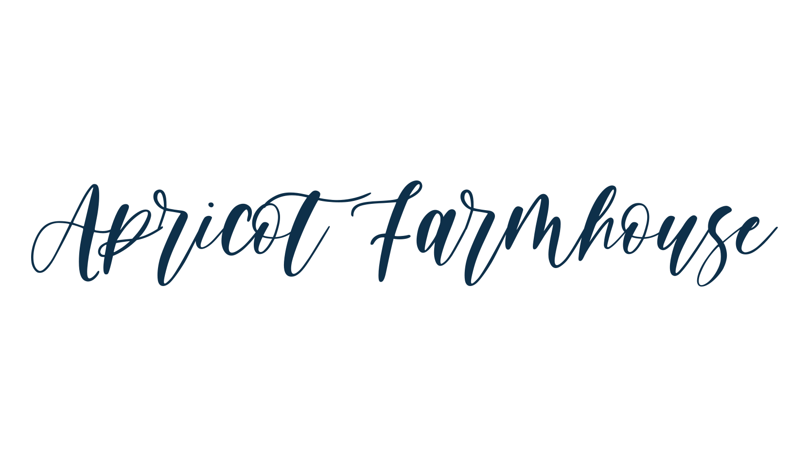 Apricot Farmhouse, display market font preview