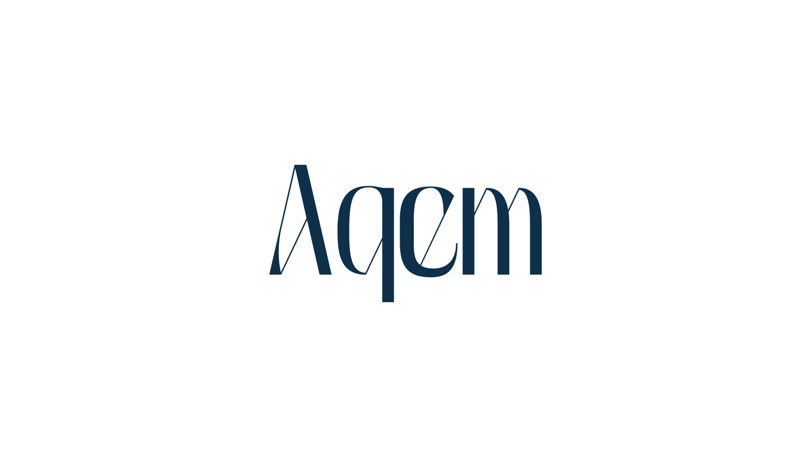 Aqem, fancy retro decorative font preview