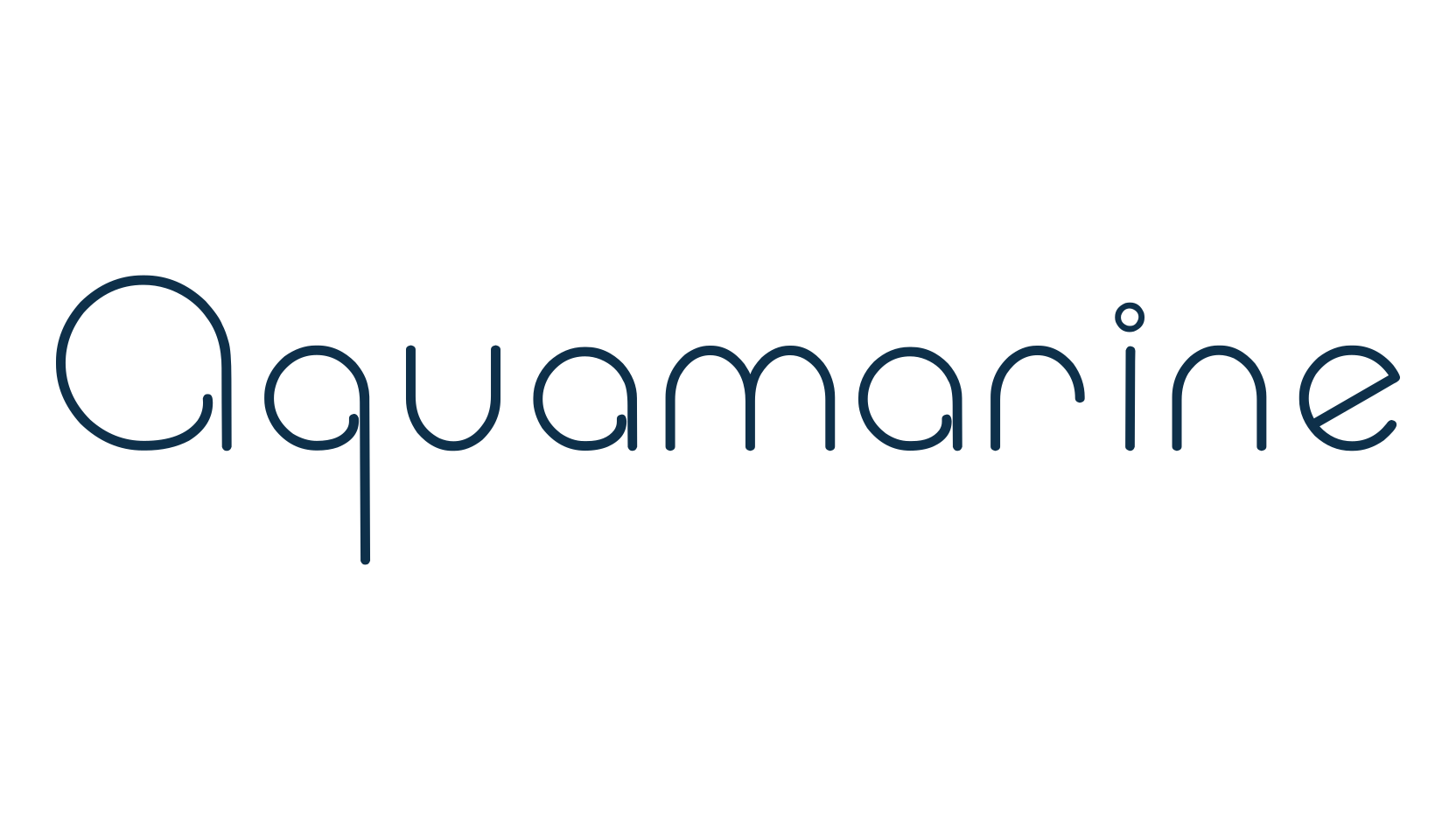 Aquamarine (aquamarine-2), fancy various decorative font preview