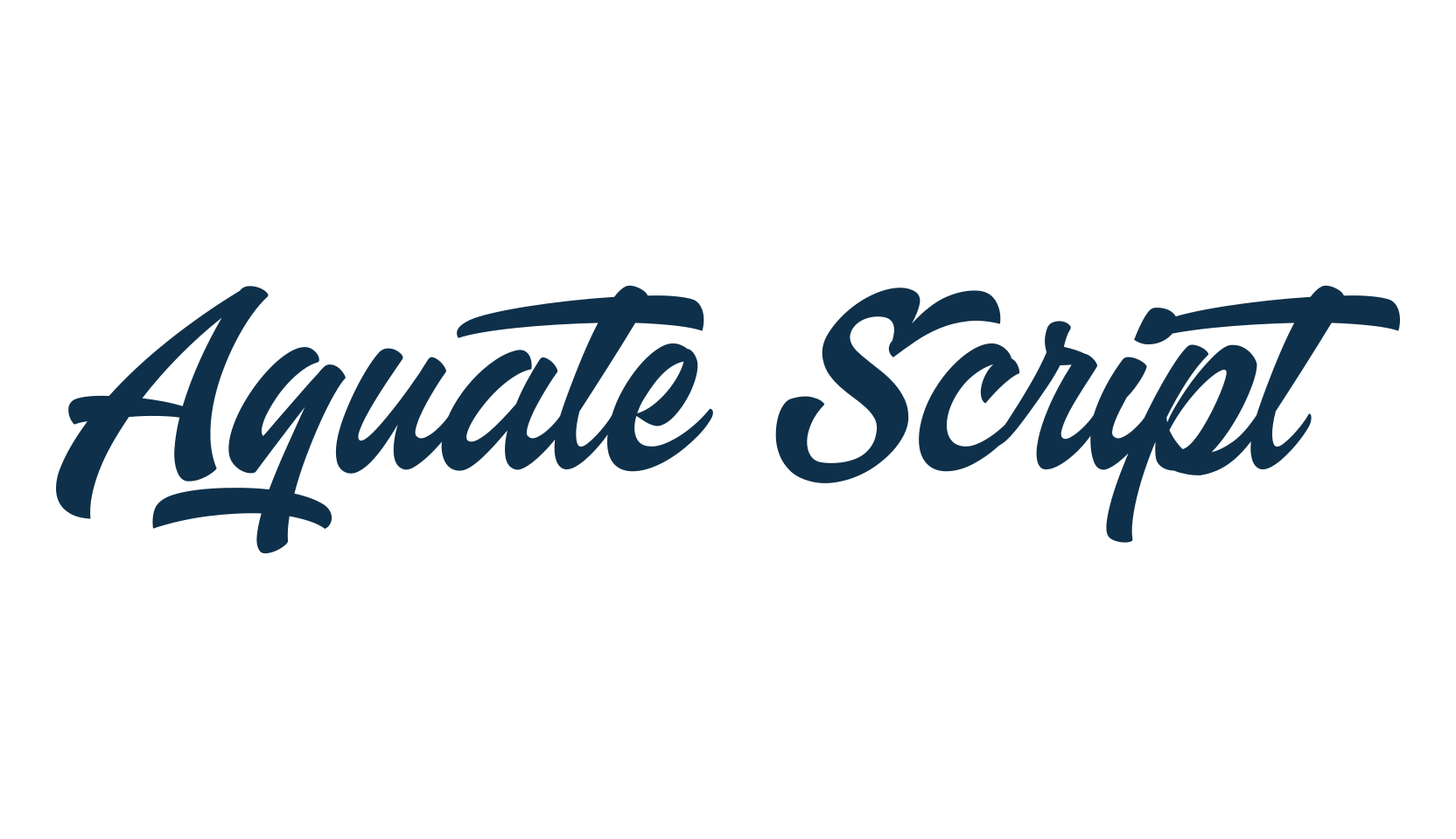Aquate Script, script calligraphy fancy decorative font preview
