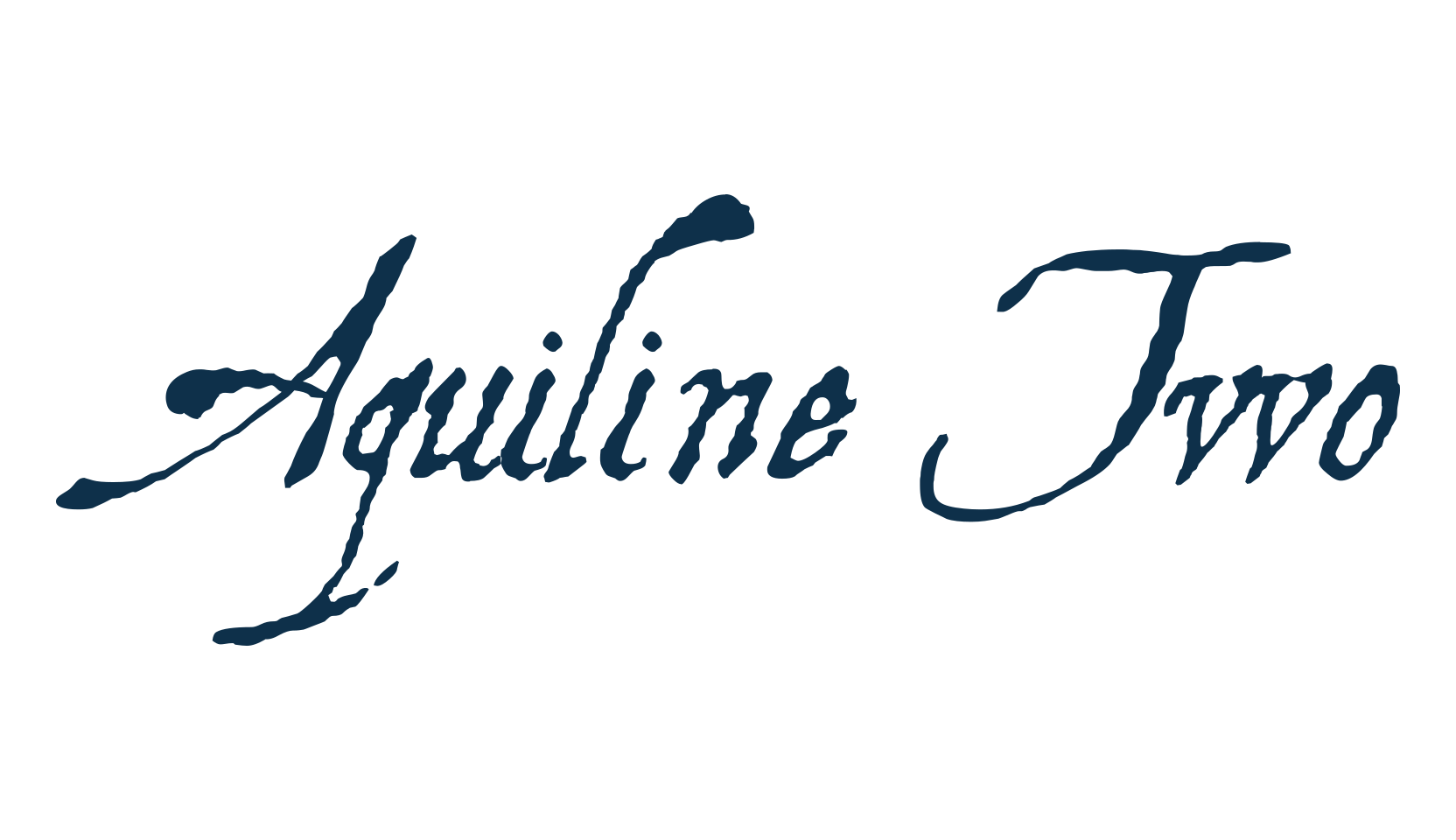 Aquiline Two, script calligraphy fancy decorative font preview