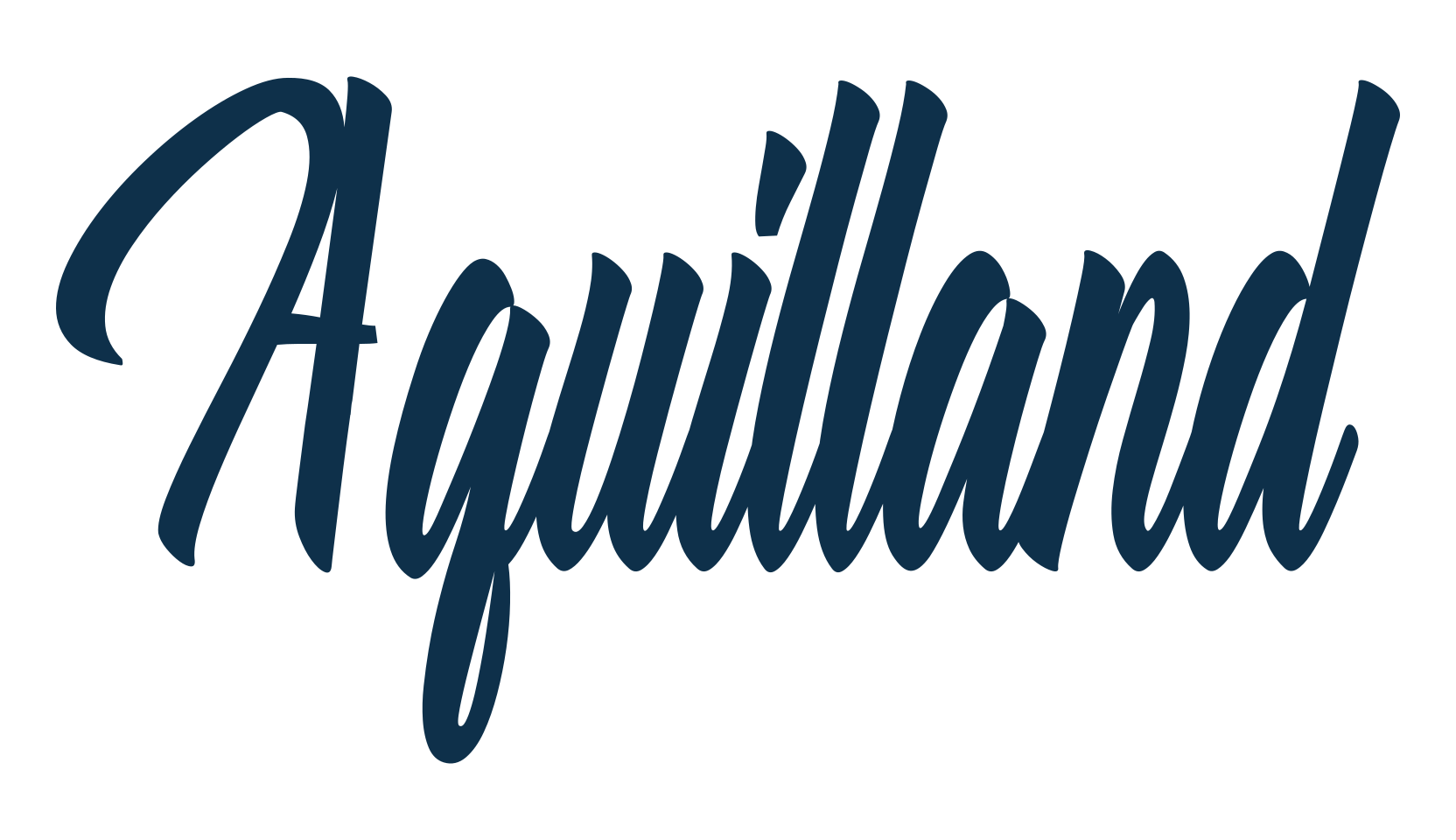 Aquilland, various font preview