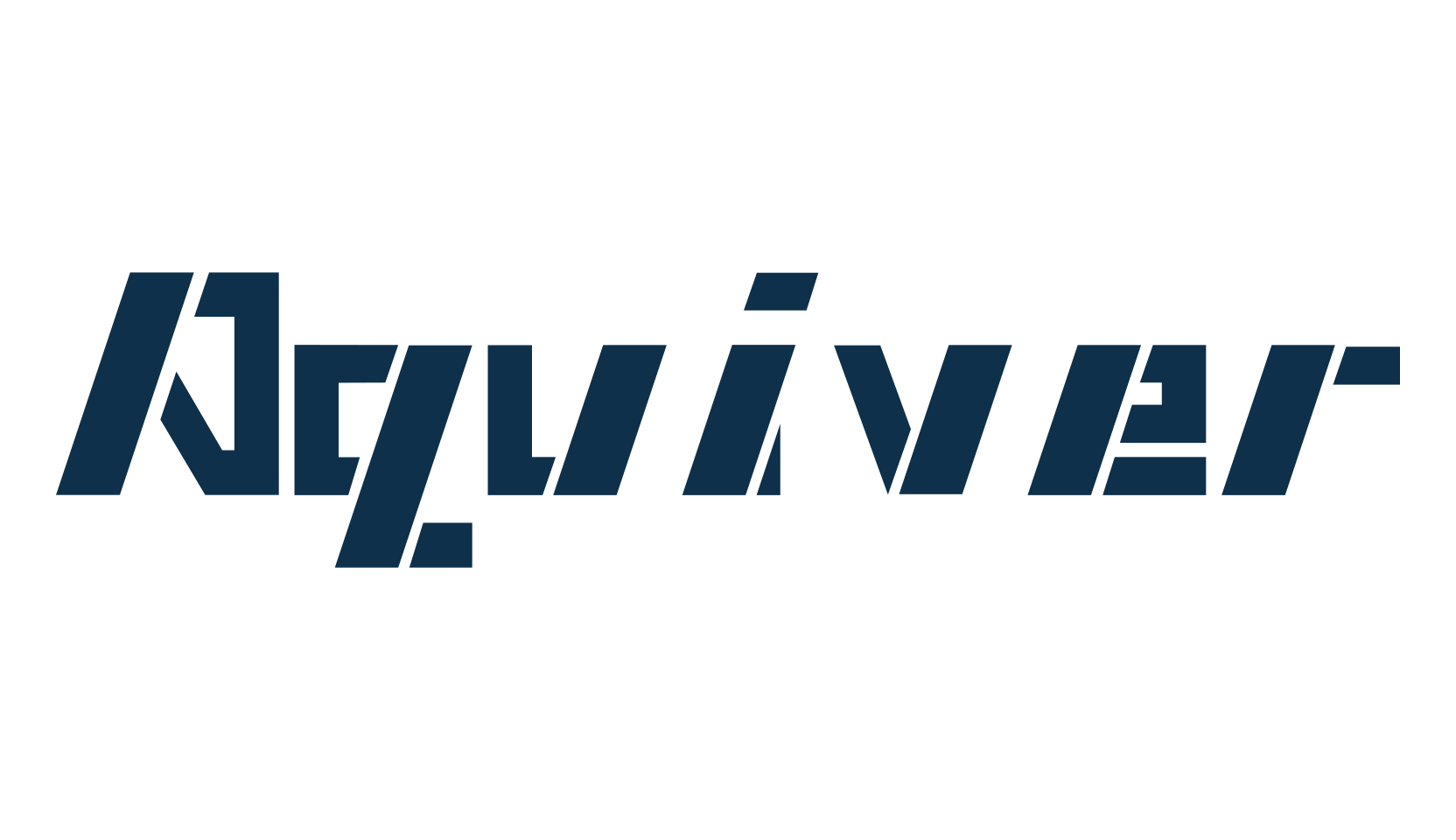 Aquiver, sci-fi font preview