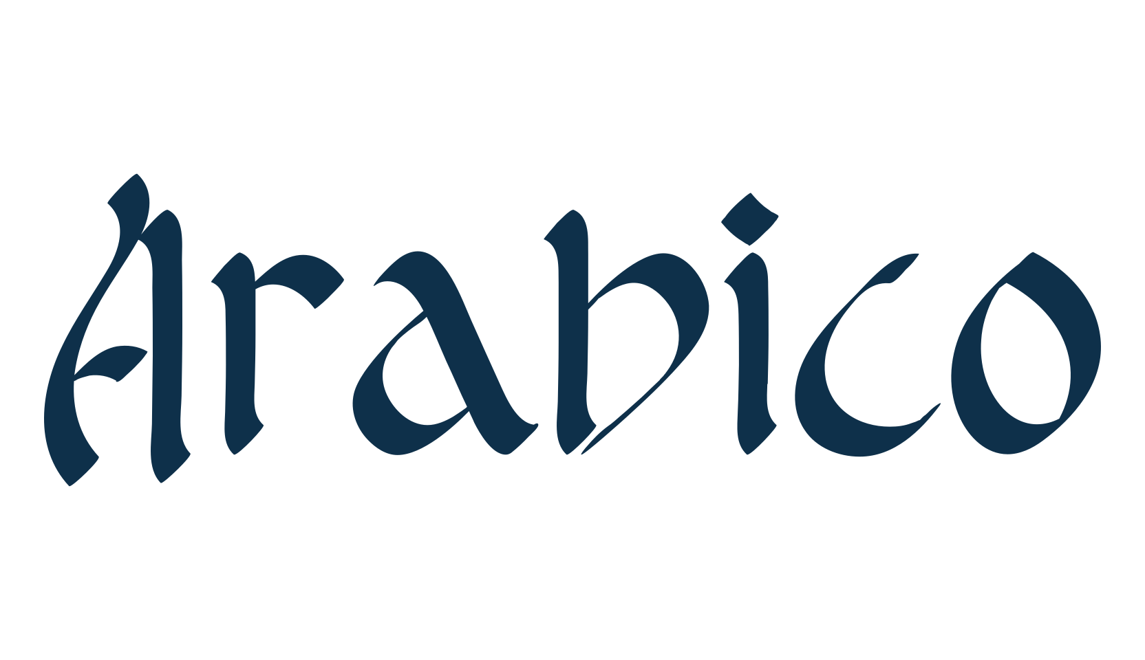 Arabico, arabic font preview