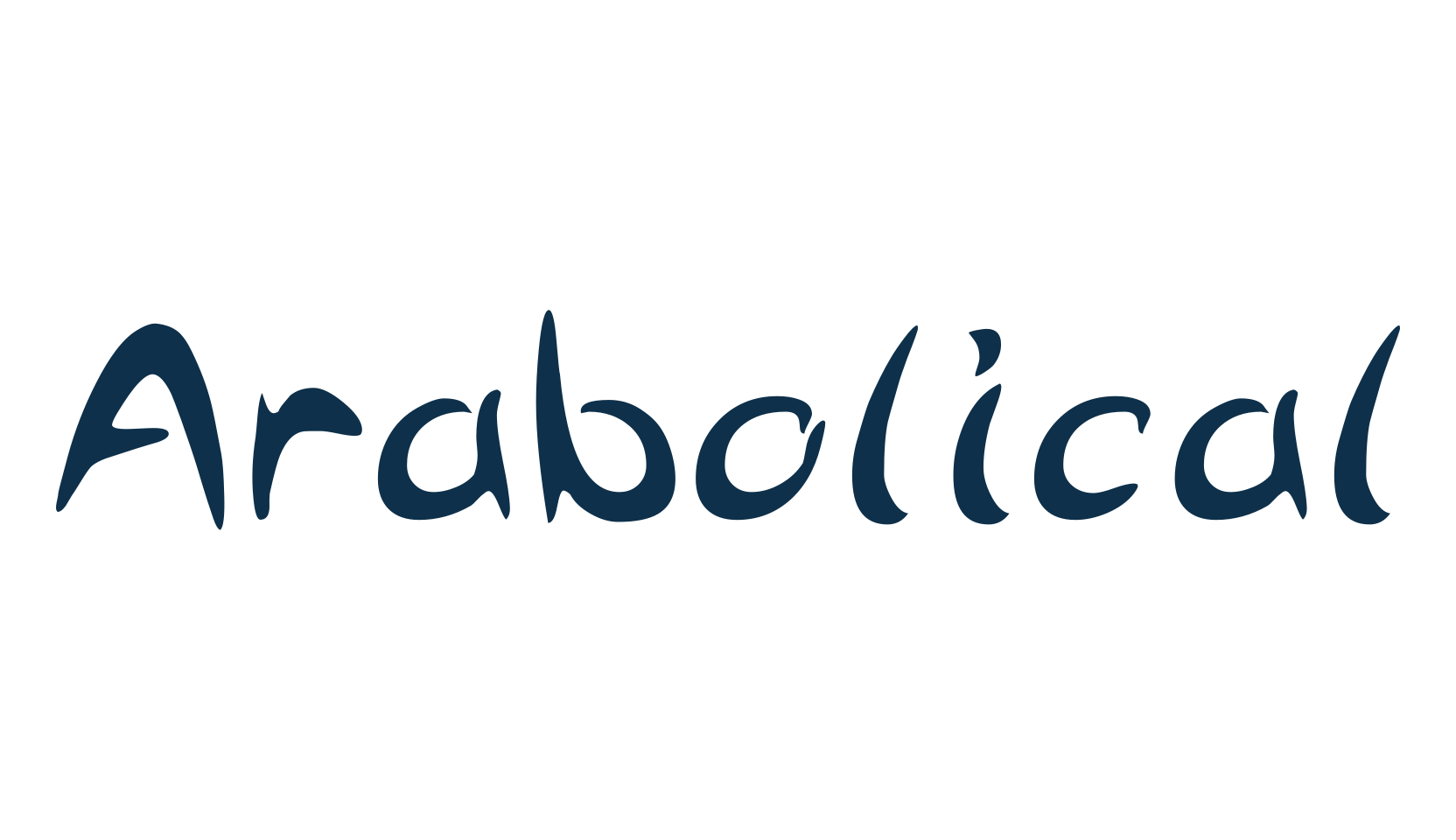 Arabolical, arabic font preview