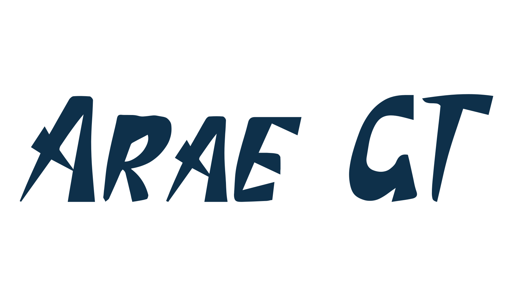 Arae GT, fancy various decorative font preview