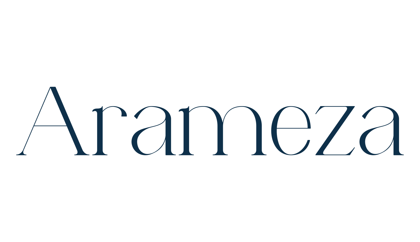 Arameza, serif font preview