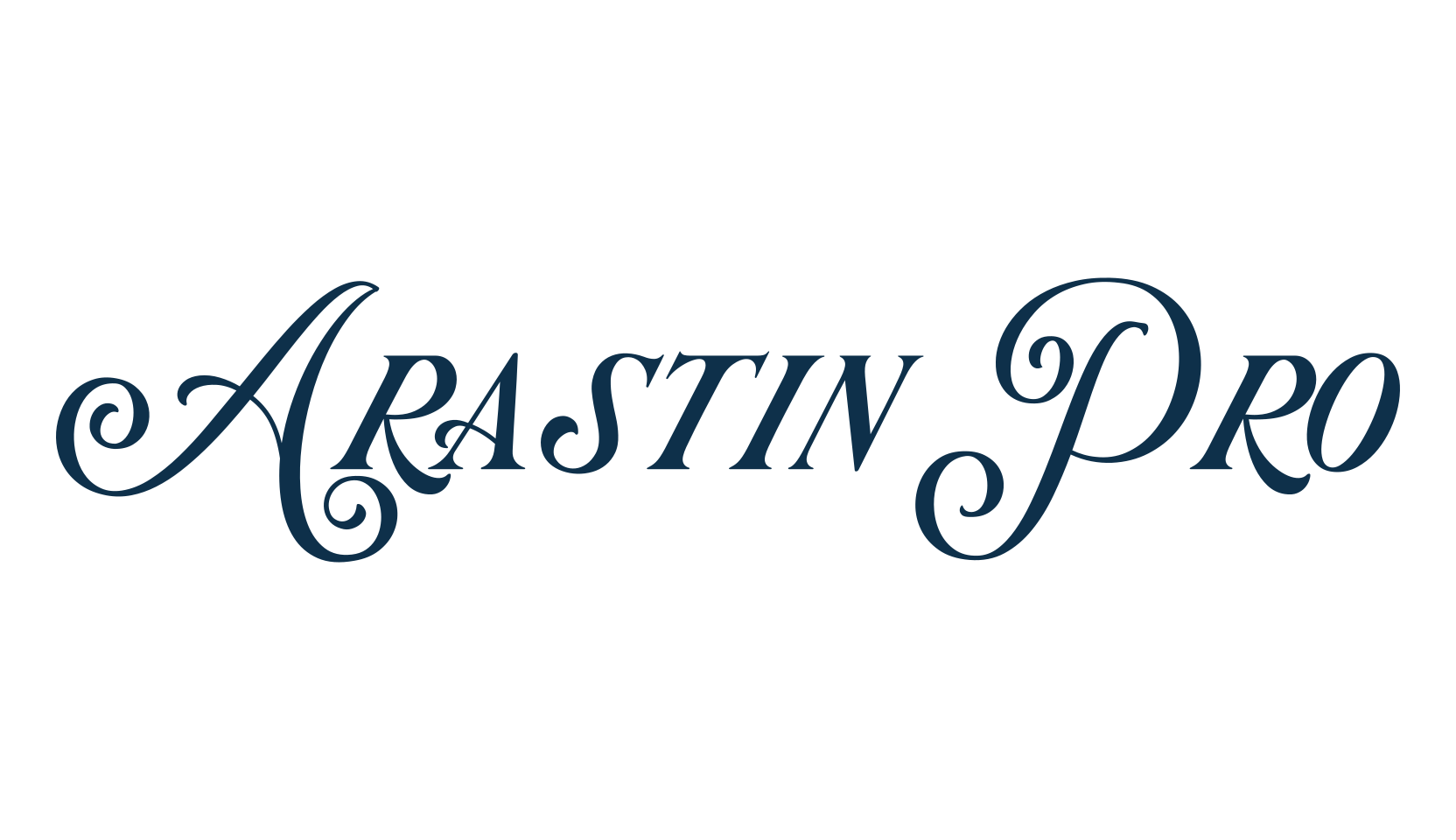 Arastin Pro, retro font preview