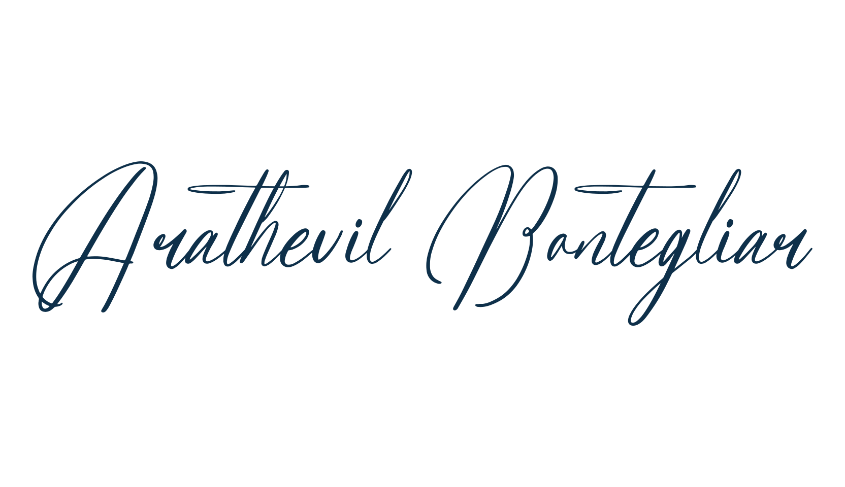 Arathevil Bontegliar, script handwritten fancy decorative calligraphy font preview