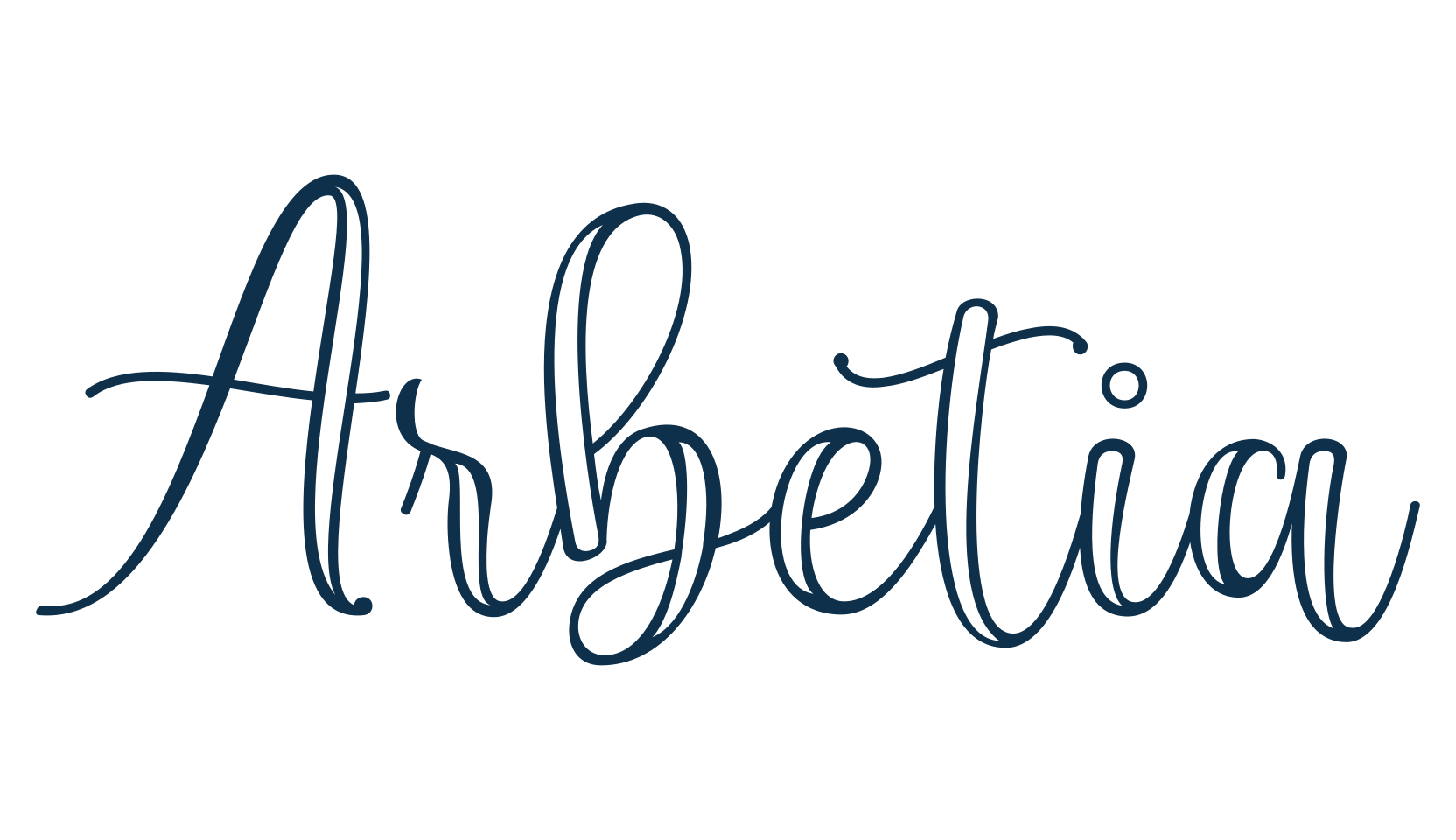 Arbetia, display market font preview