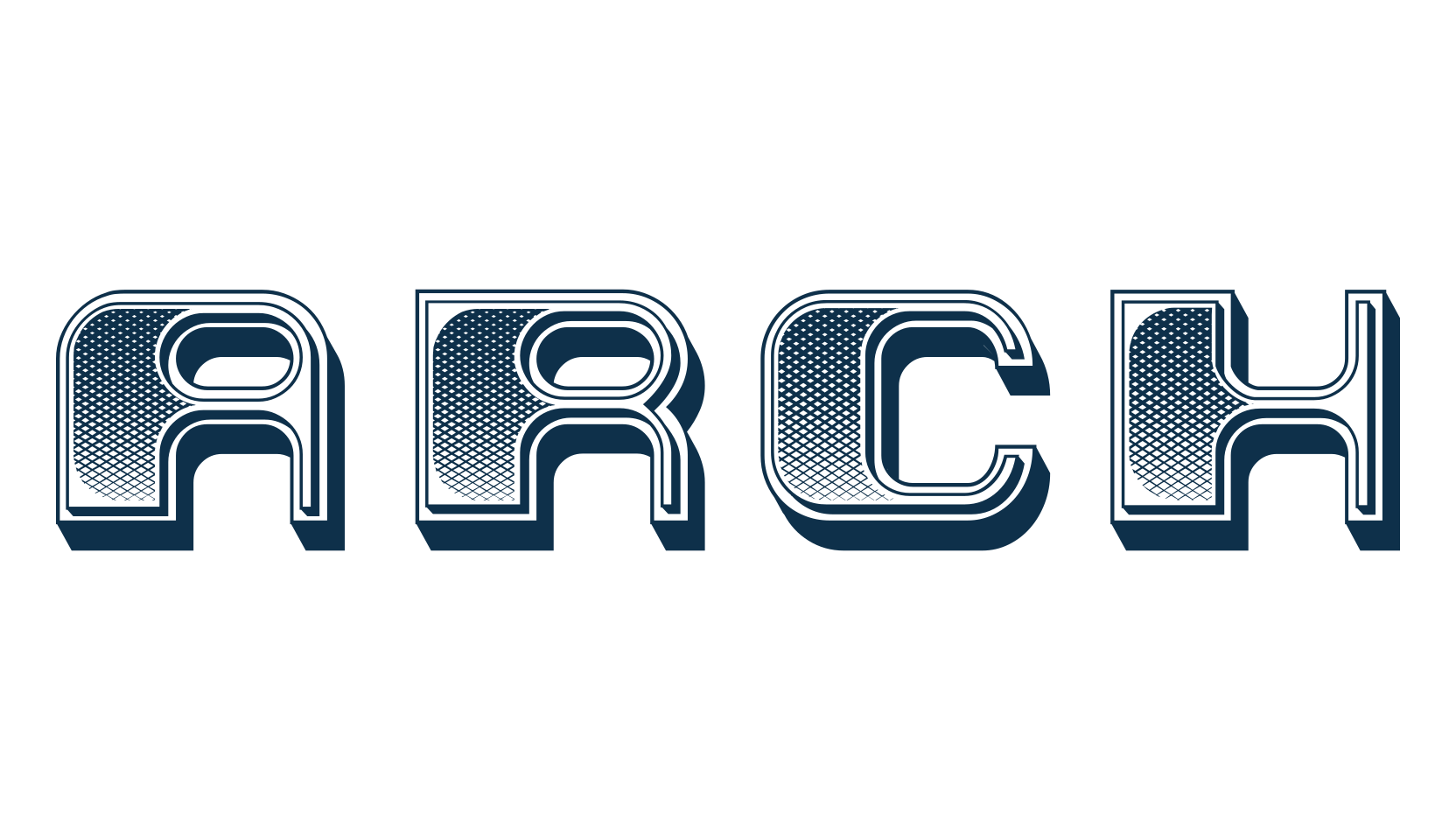 Arch, fancy various decorative font preview