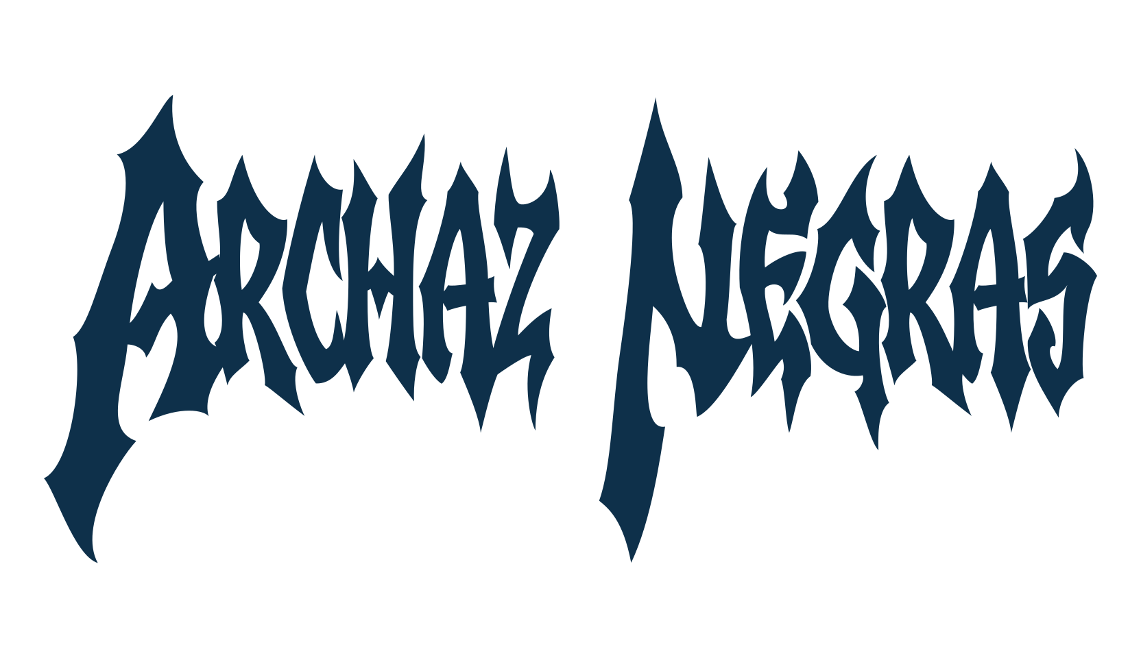 Archaz Negras, display market font preview