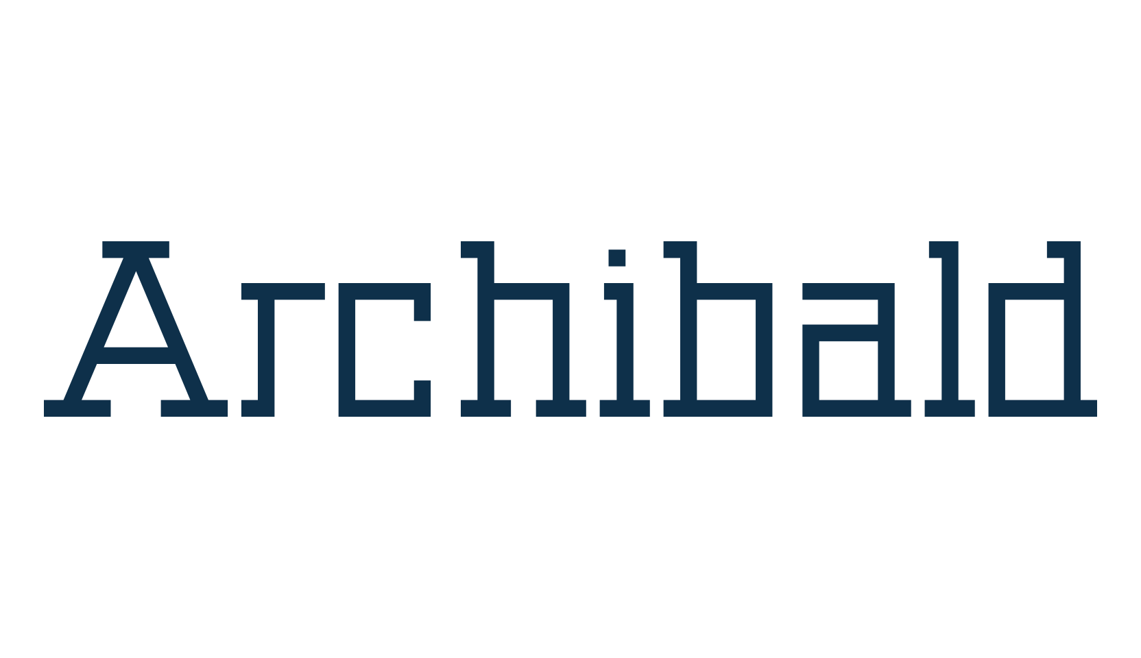 Archibald, fancy various basic font preview