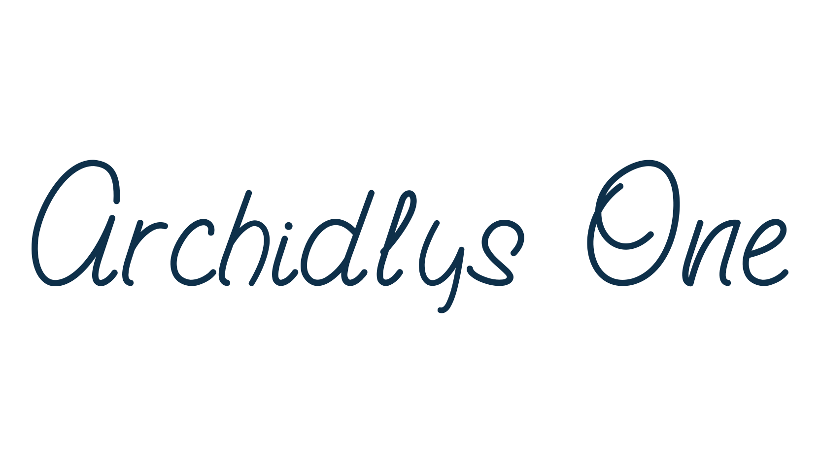 Archidlys One, display market font preview