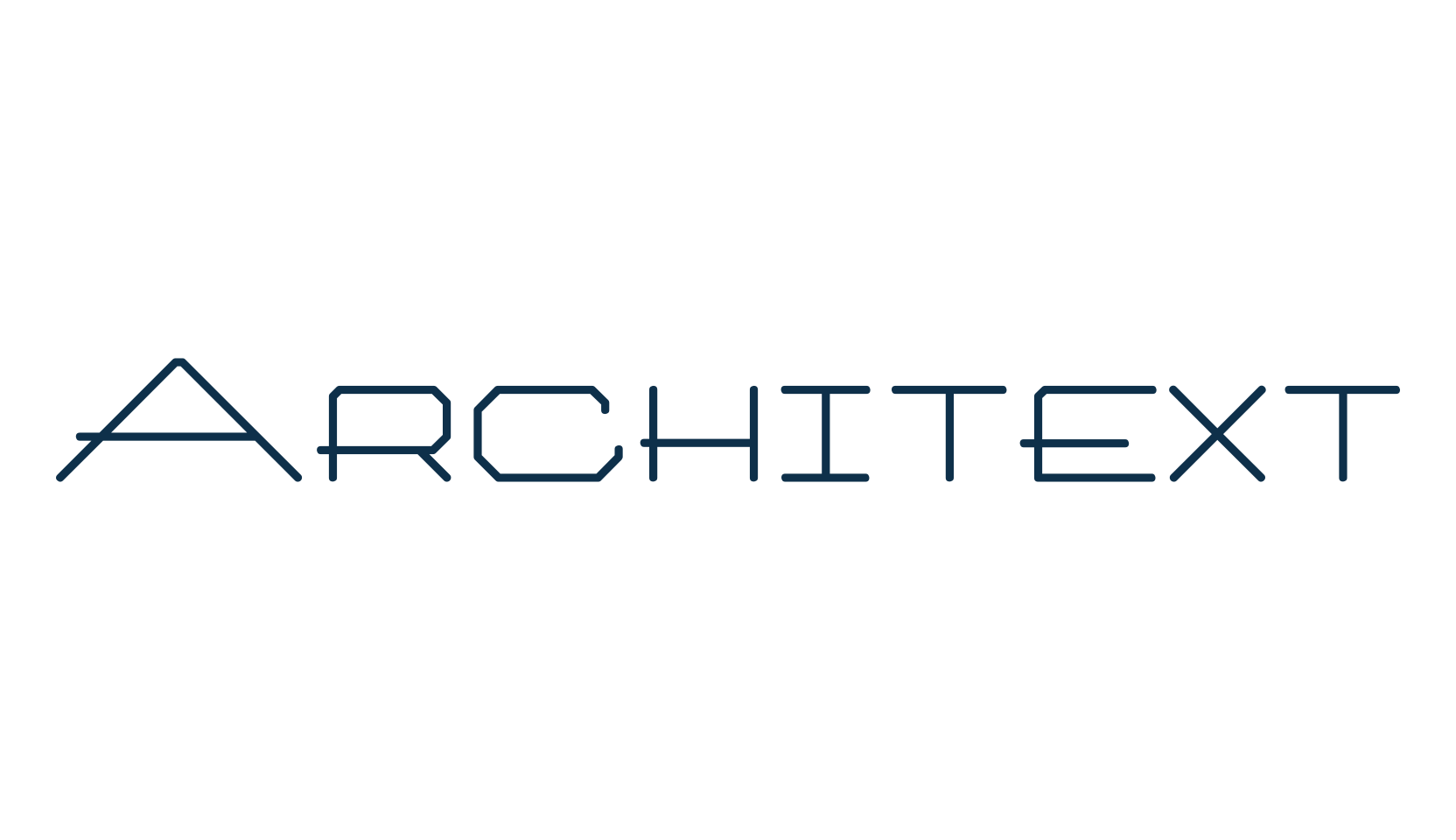 Architext, fancy various techno sci-fi font preview