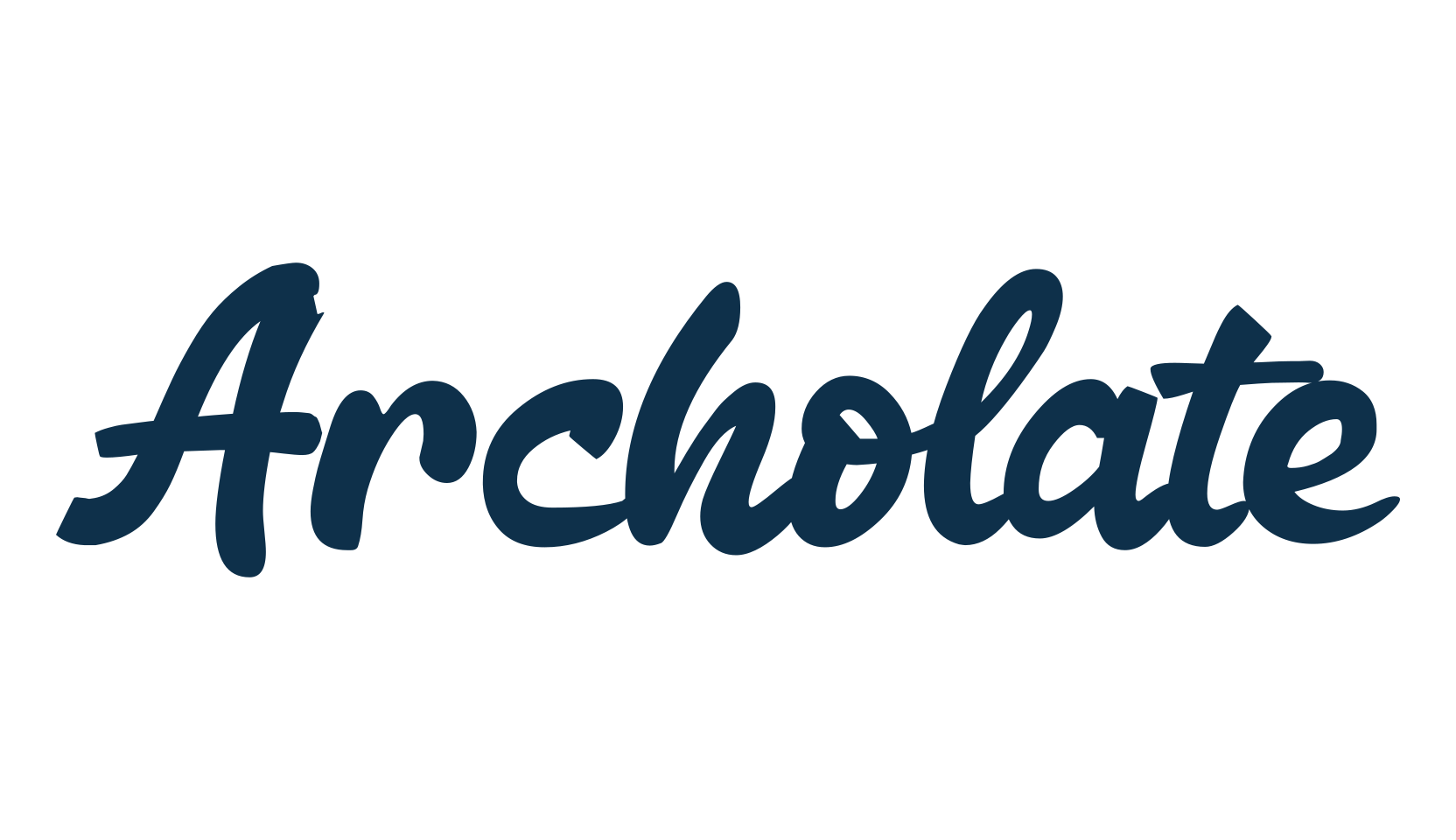 Archolate, script brush fancy decorative calligraphy font preview