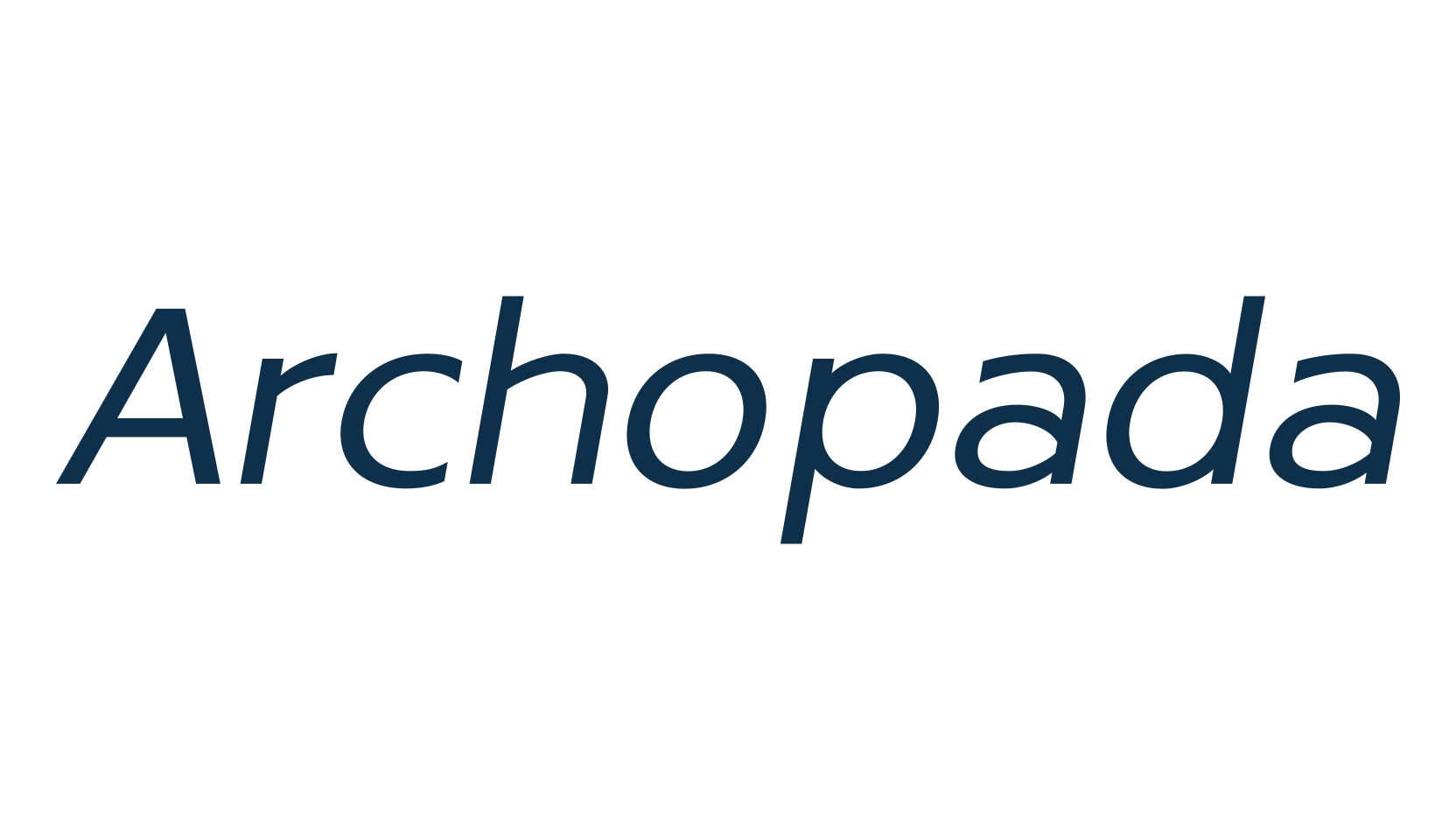 Archopada, basic sans serif font preview